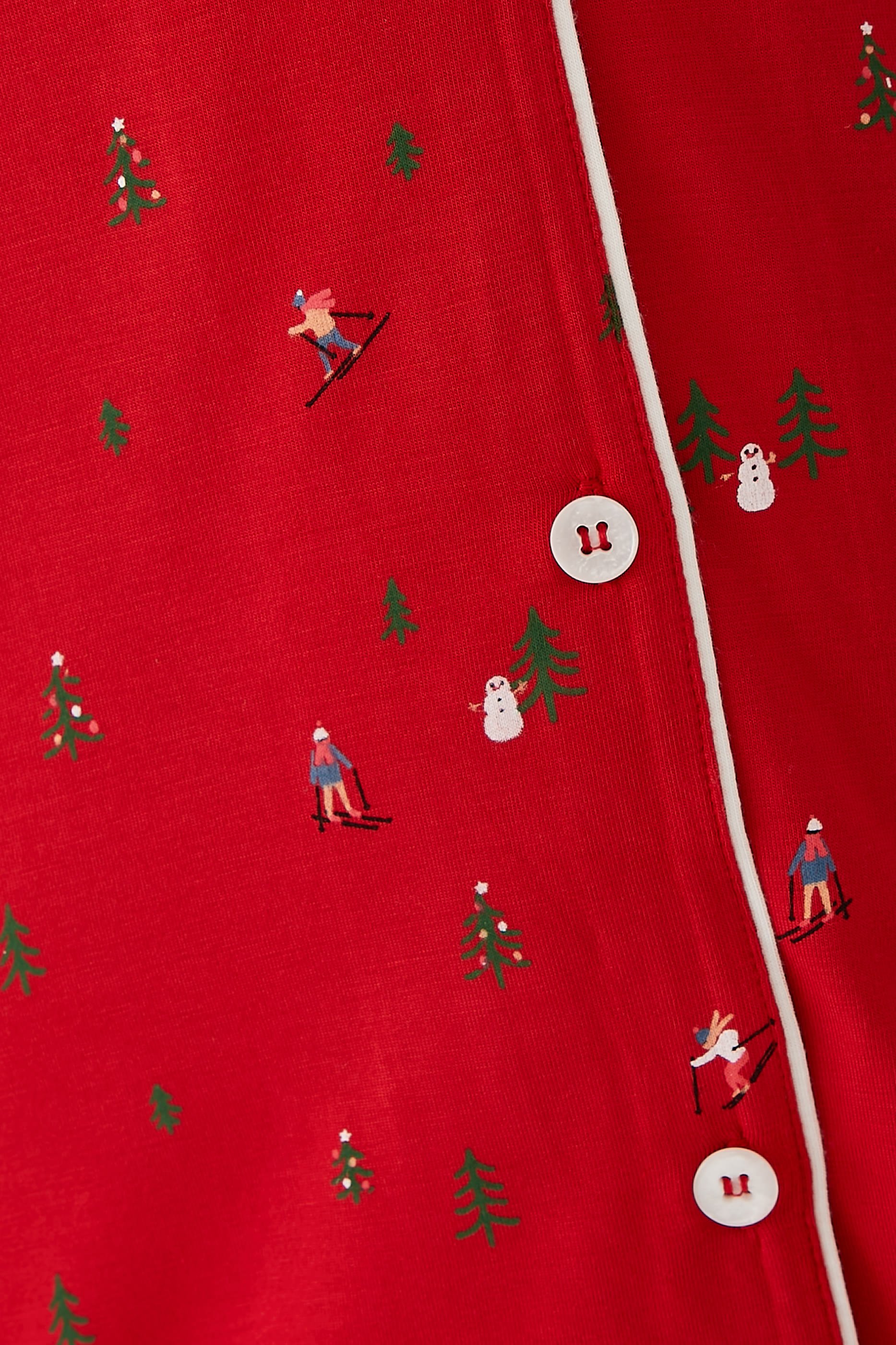 William Printed Pajama Set