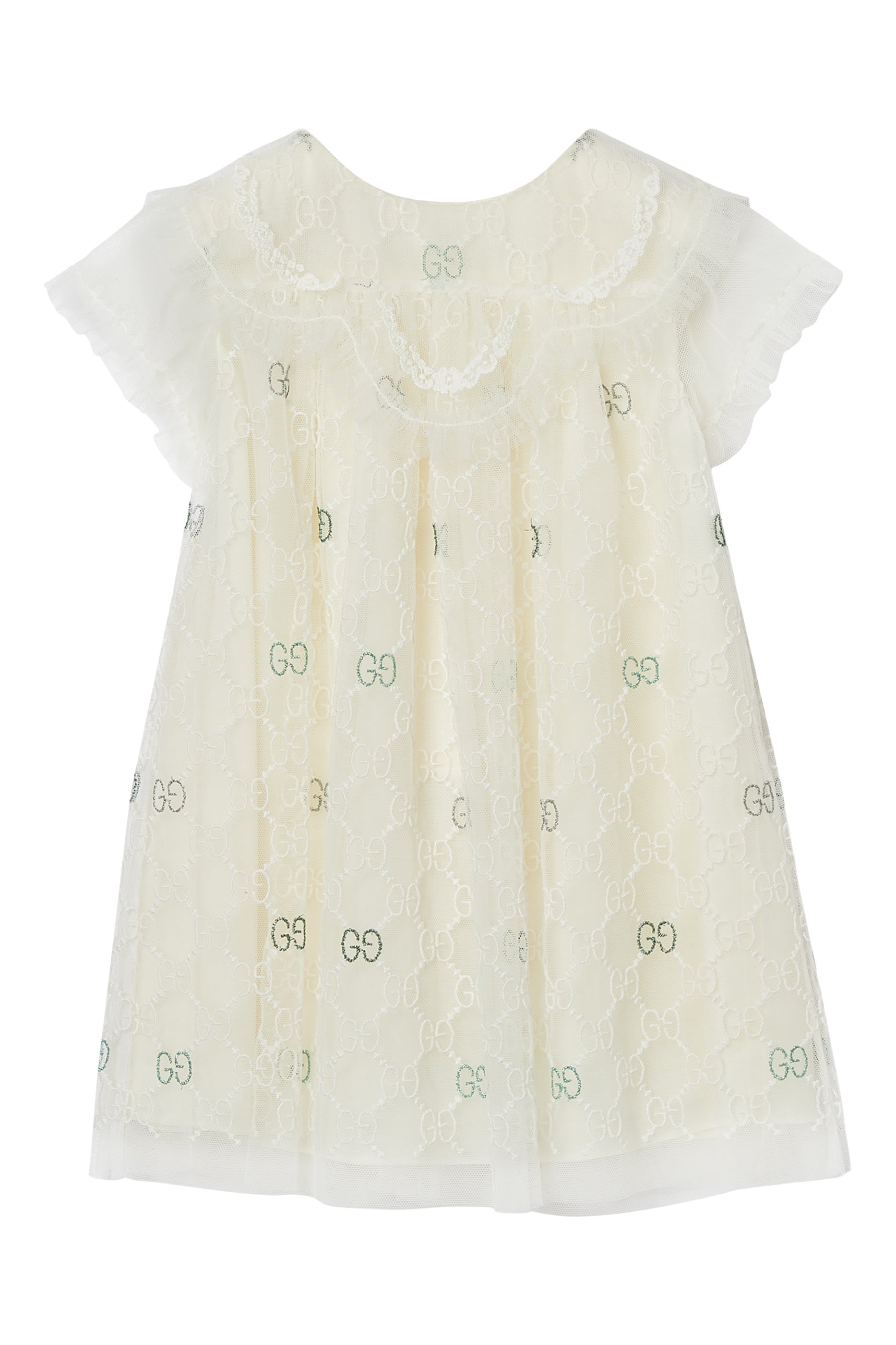 Kids Embroidered GG Dress