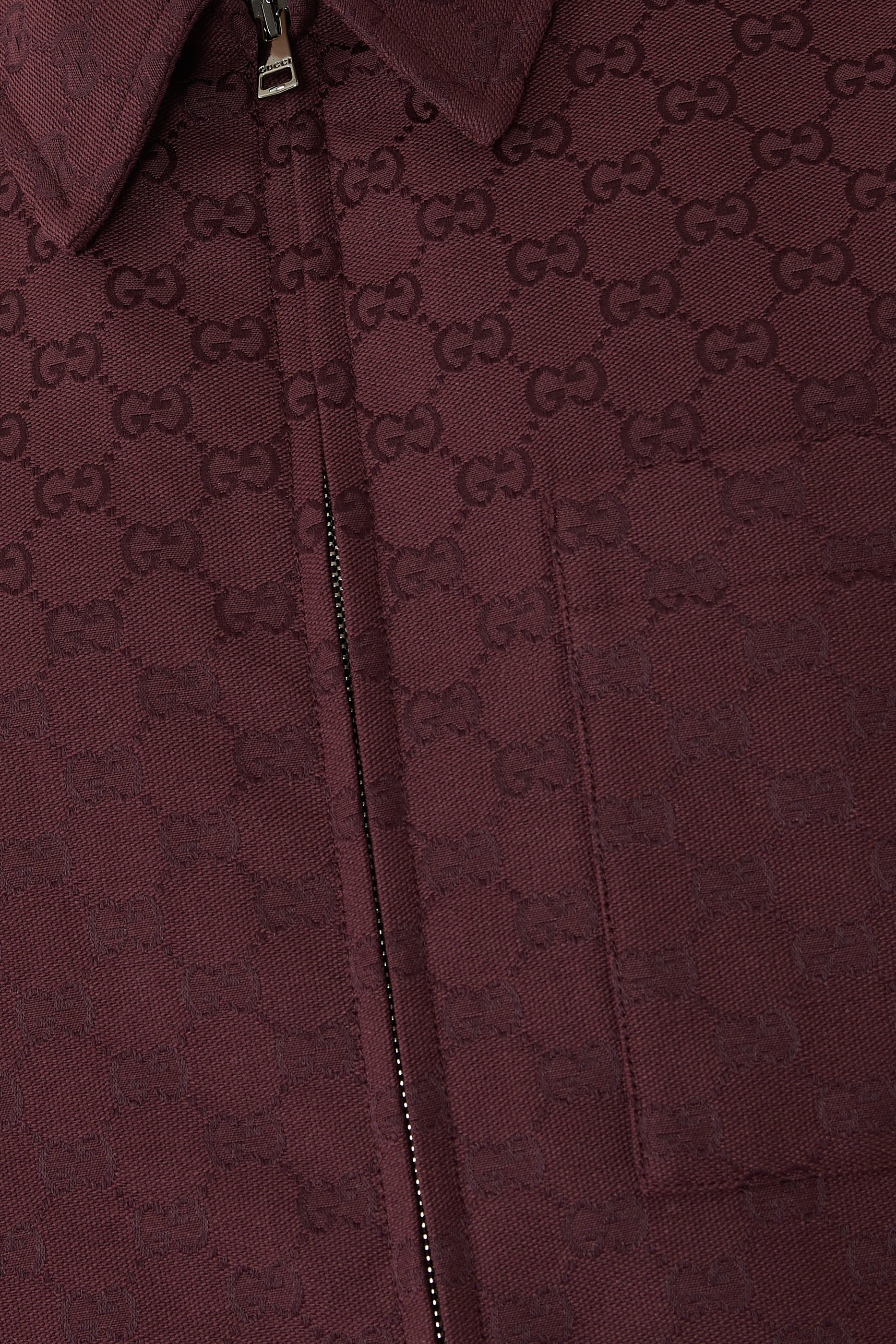 GG Canvas Zip Jacket