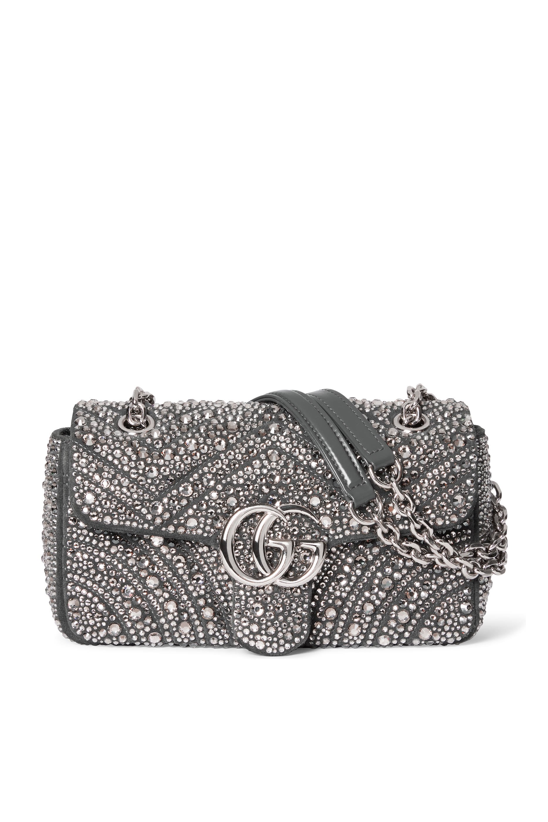 GG Marmont Crystals Small Shoulder Bag