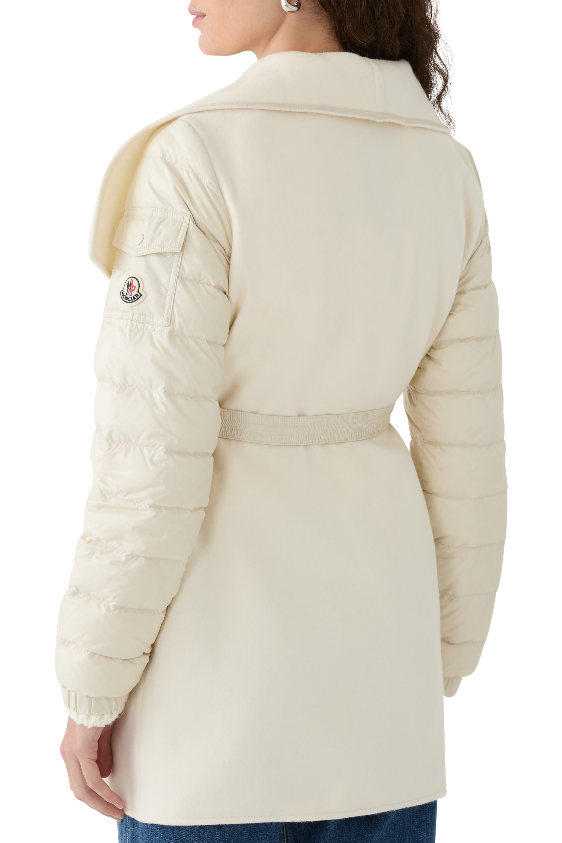 Padded Wool Felt Cape 