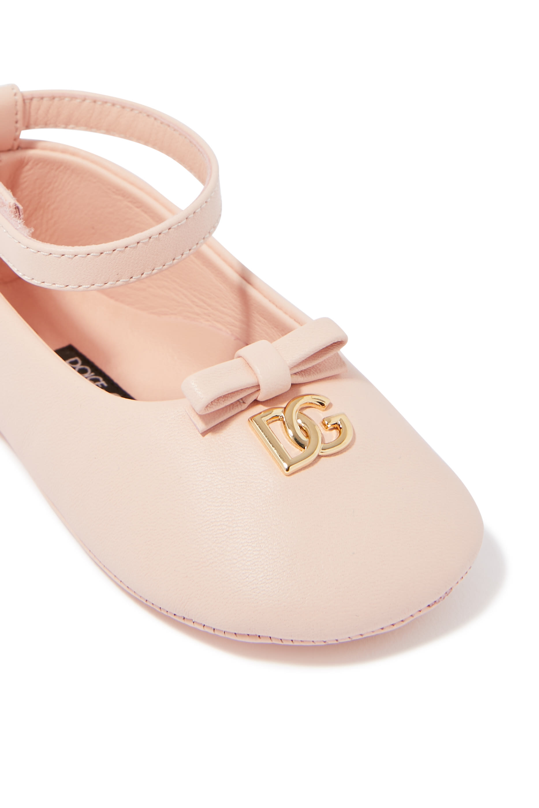 Kids Leather Ballerinas