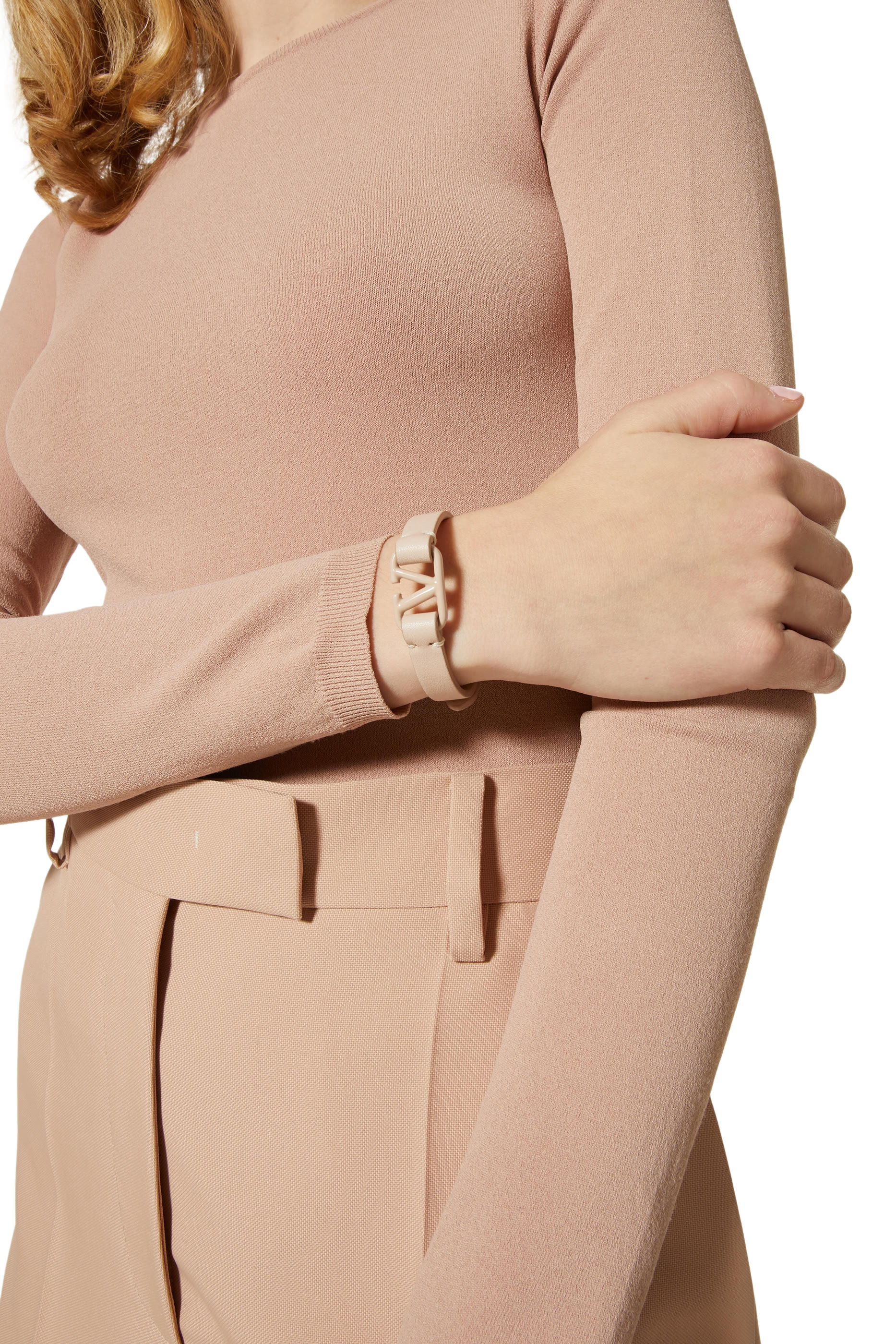  Vlogo Signature Calfskin Bracelet