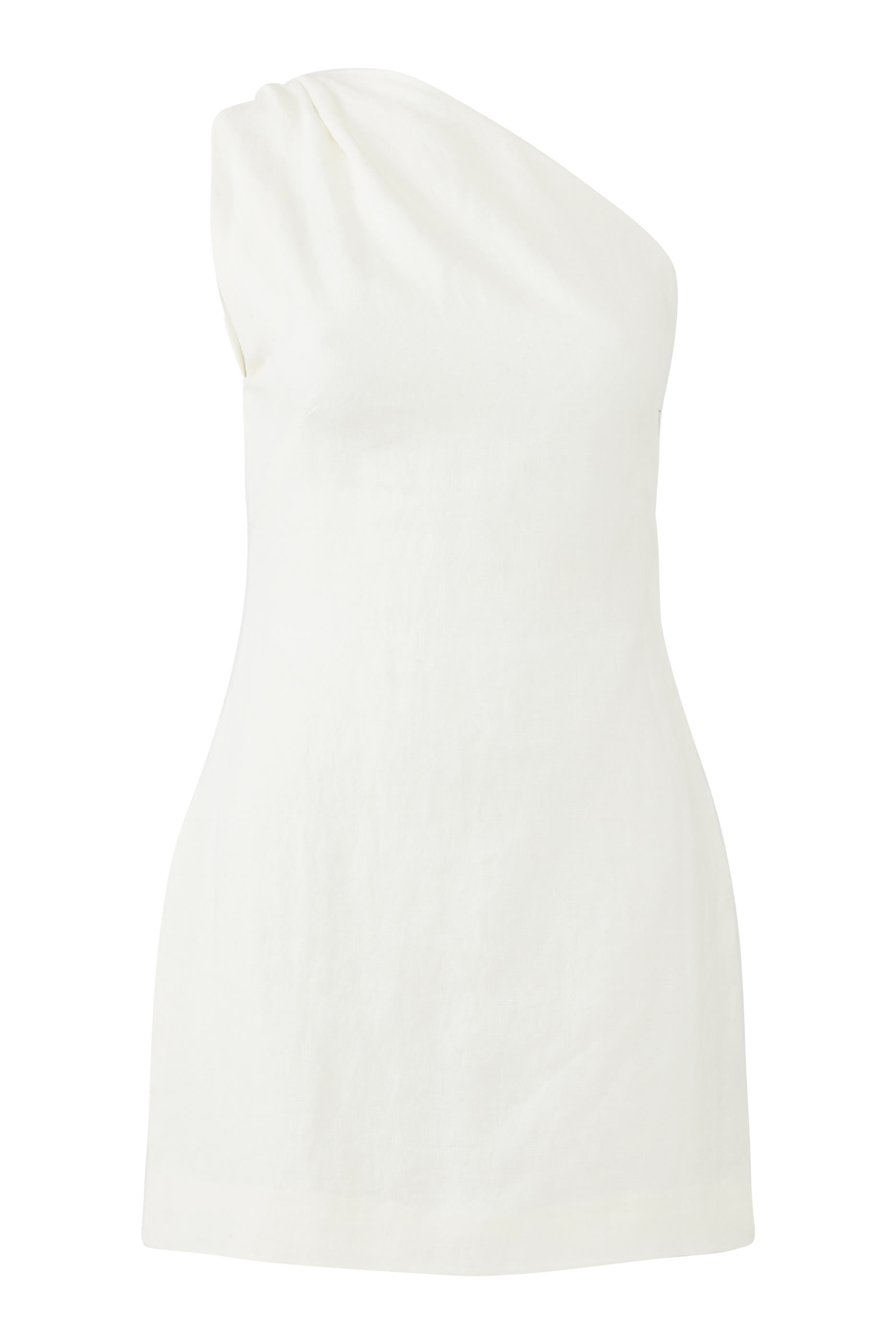 Twisted Linen Mini Dress