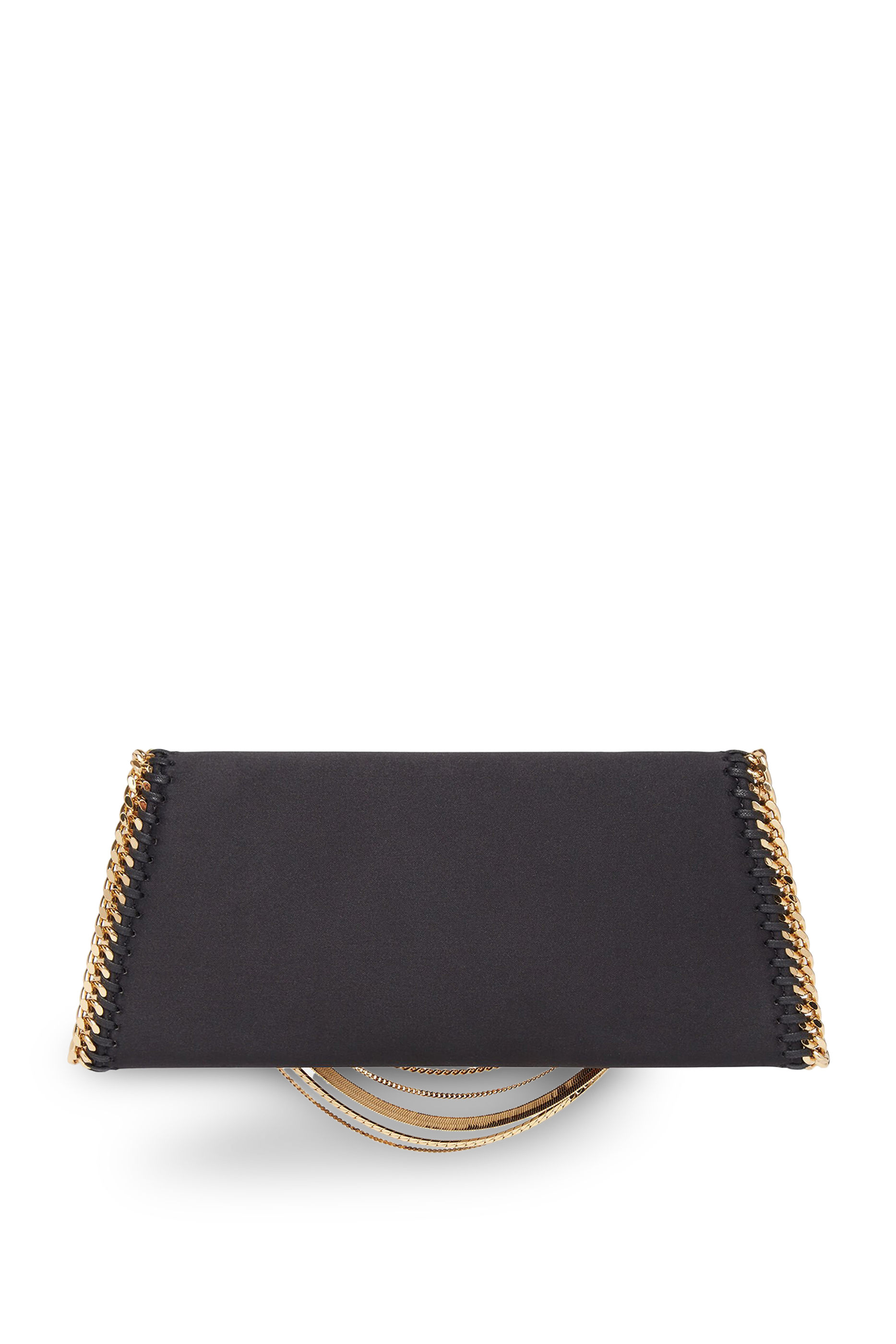 Falabella Multi-Chain Satin Clutch