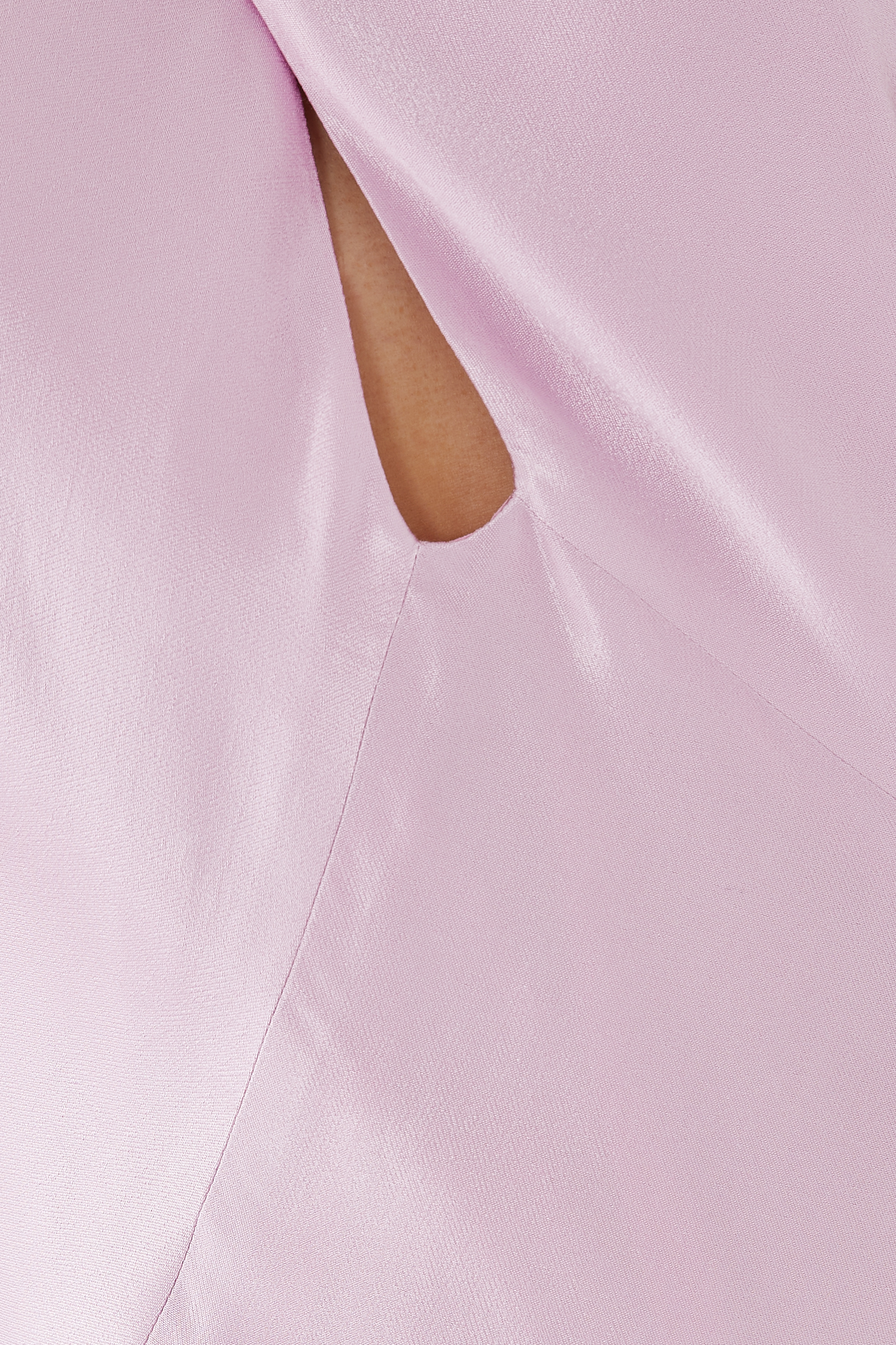 La Lune Cross Front Keyhole Midi Dress