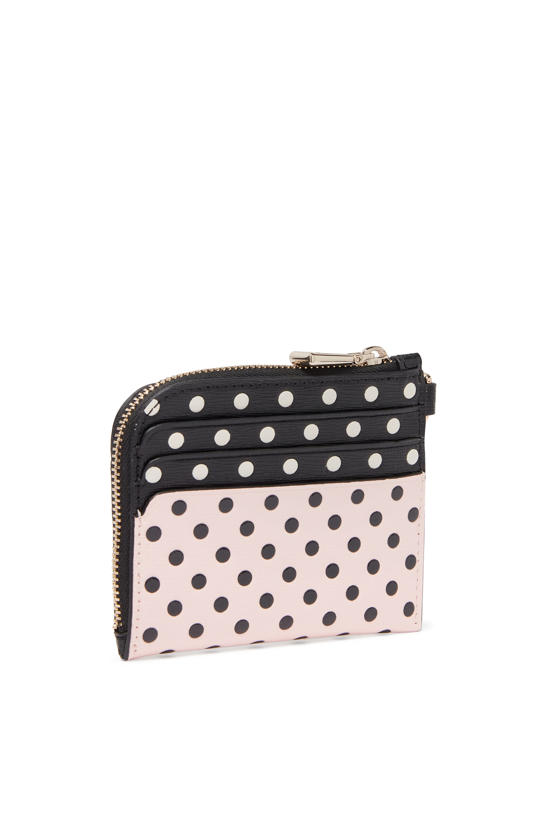 Polka Dot Coin Card Case Wristlet