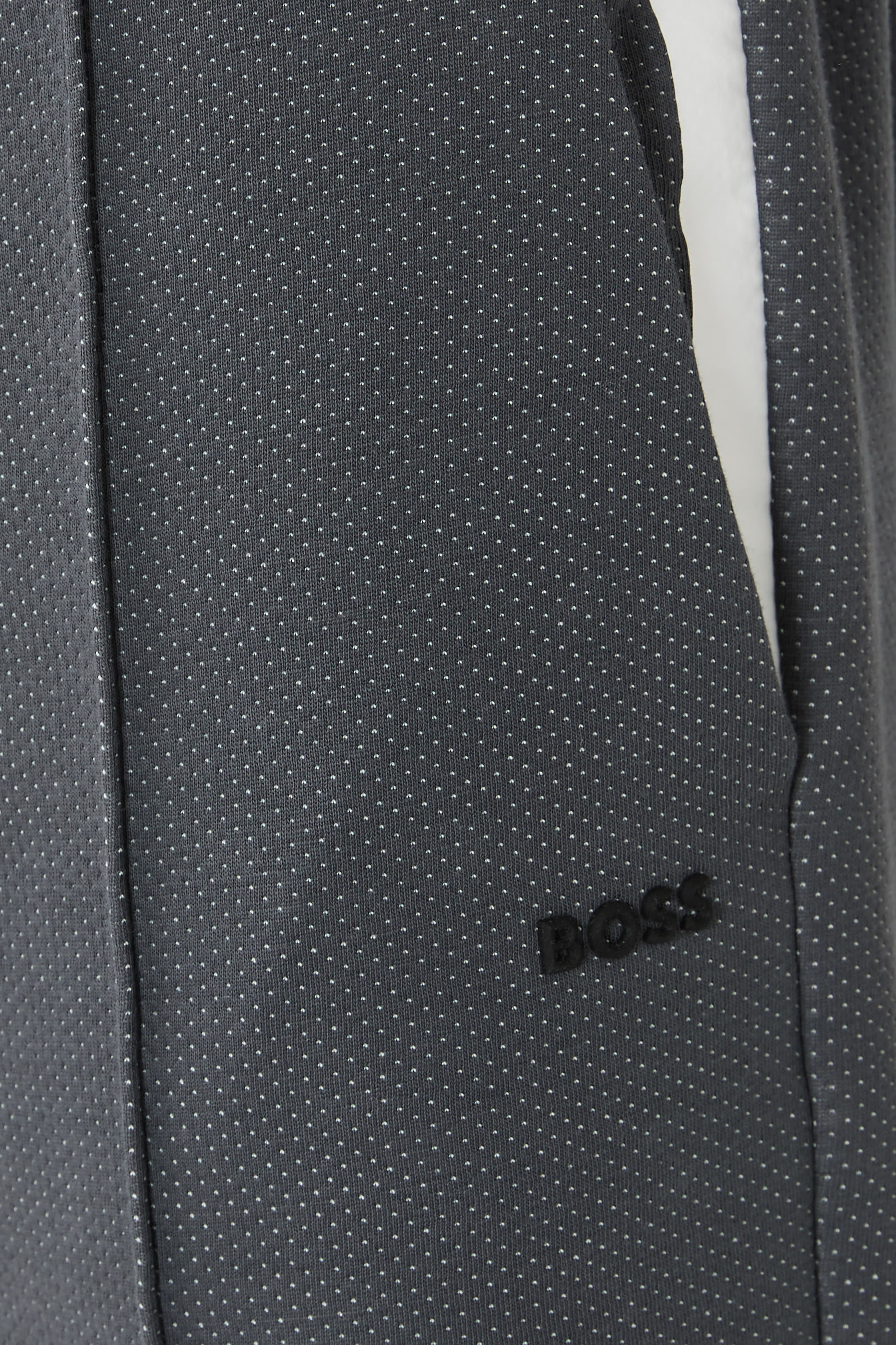 Quilted Jacquard Relaxed-Fit Shorts