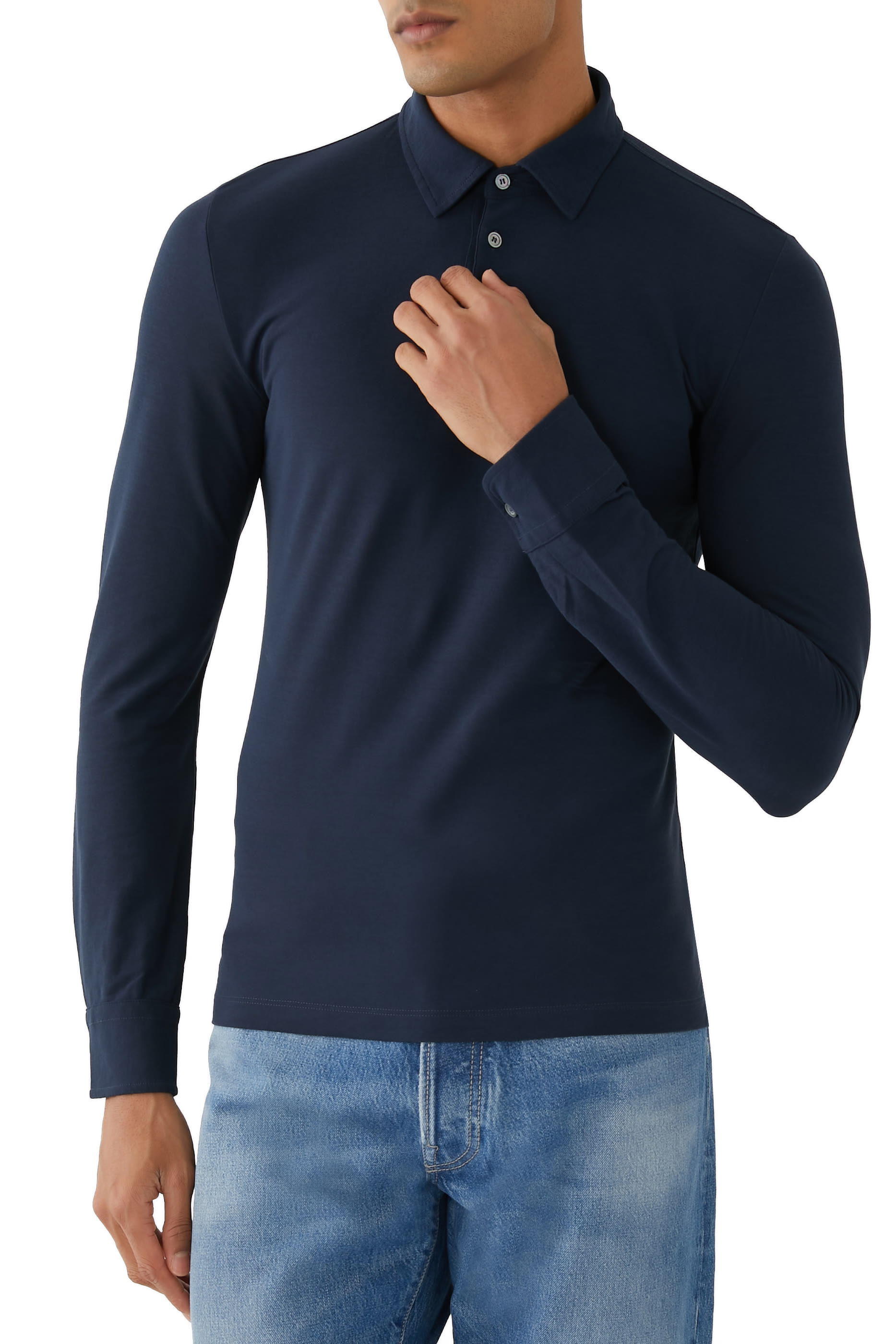 Long Sleeves Polo Shirt