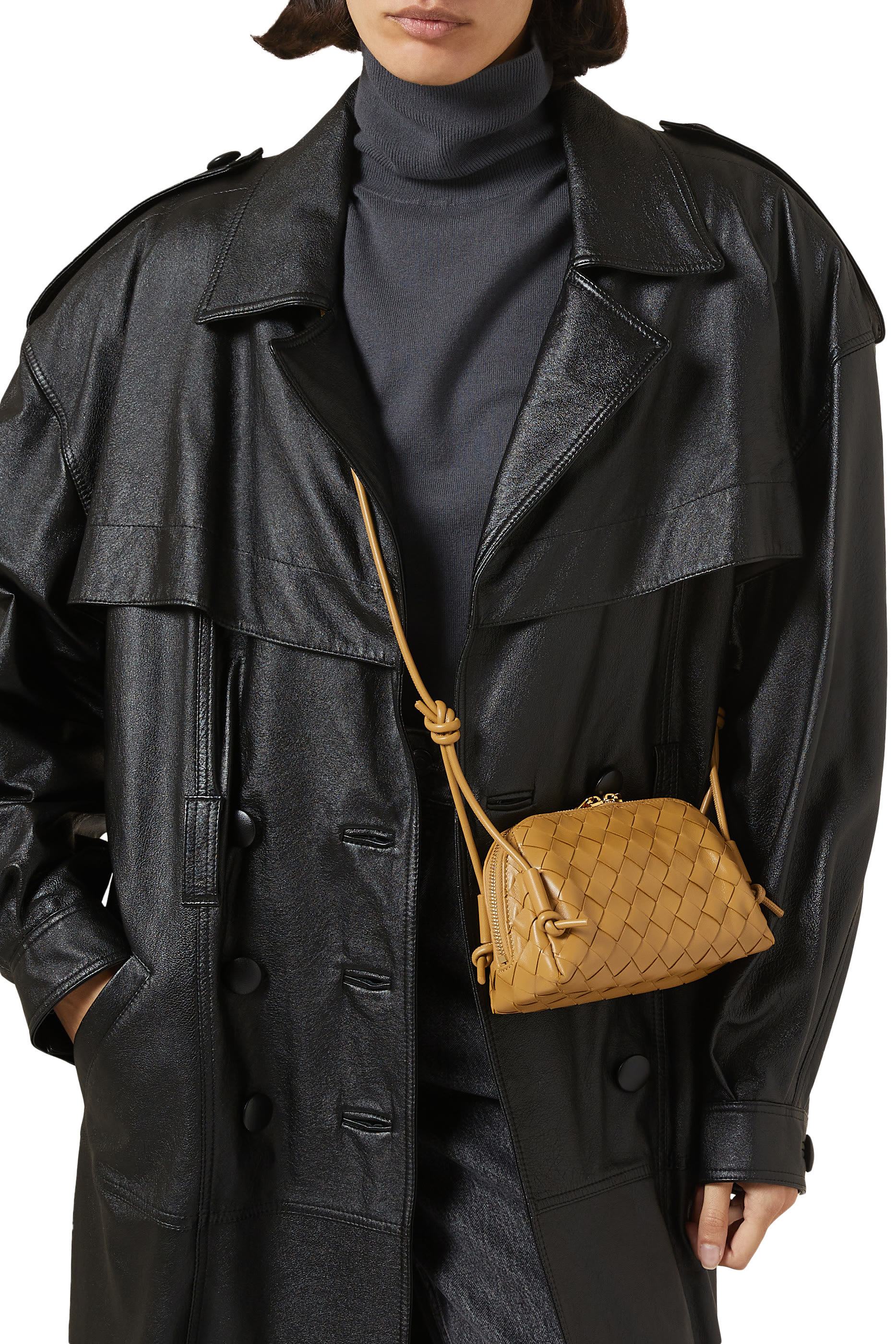 Intrecciato Concert Pouch Bag