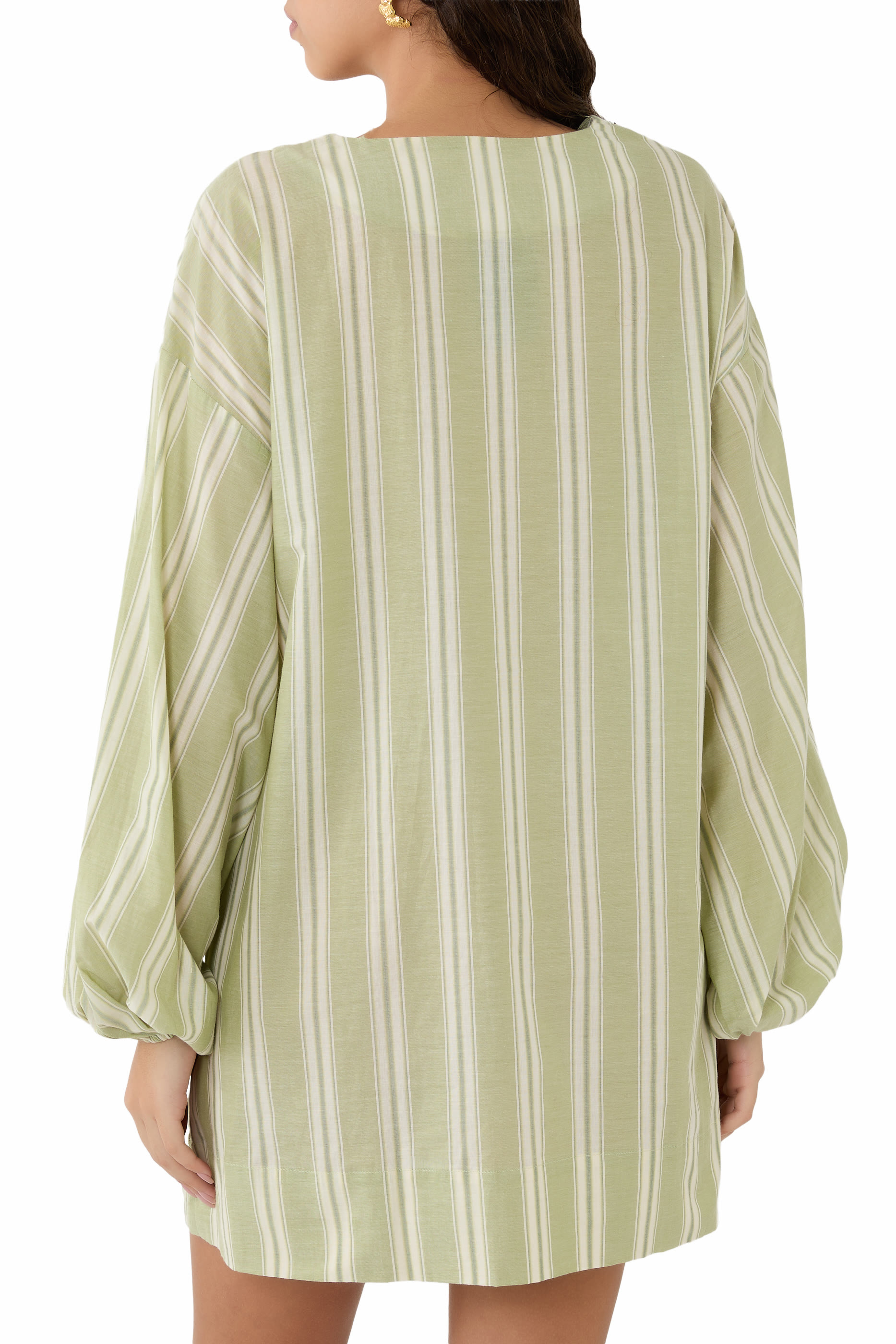  Pia Striped Mini Beach Dress