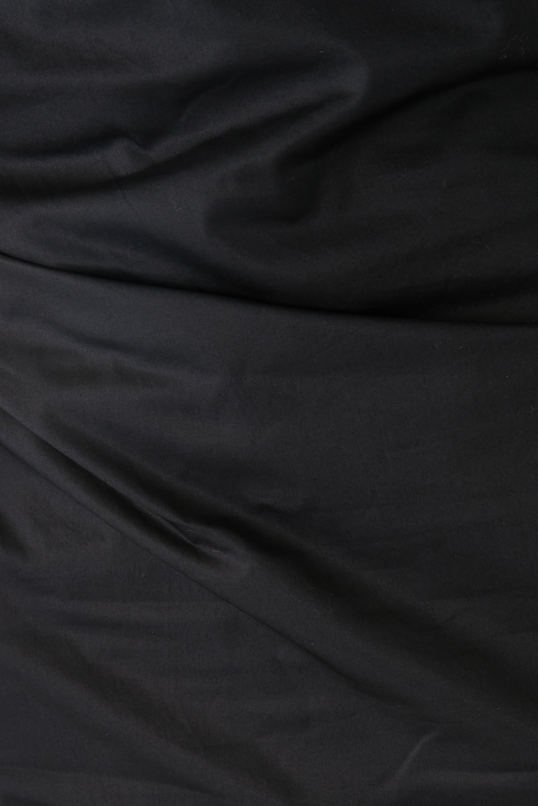 Asymmetric Tuck Mini Dress