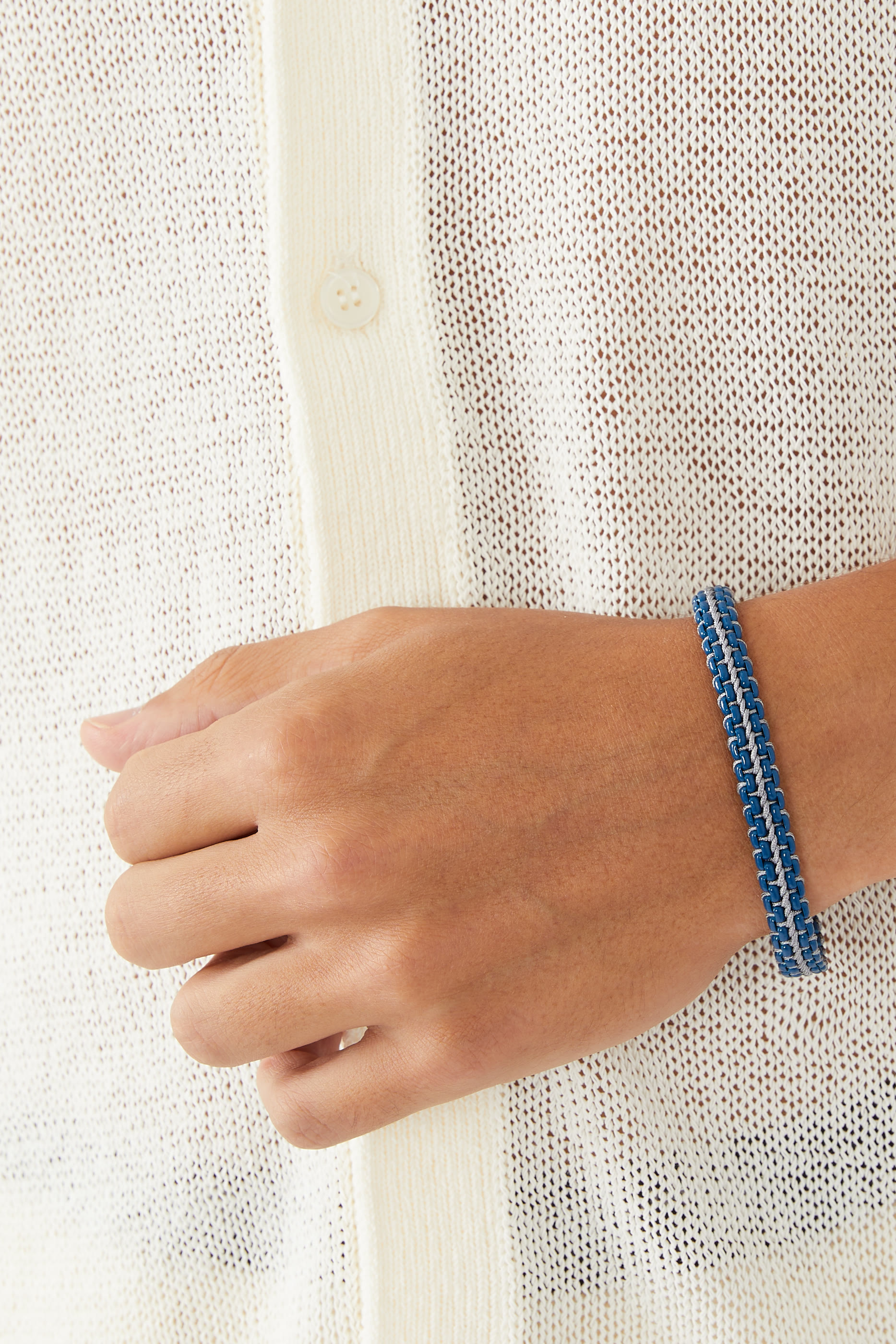 Woven Box Chain Bracelet