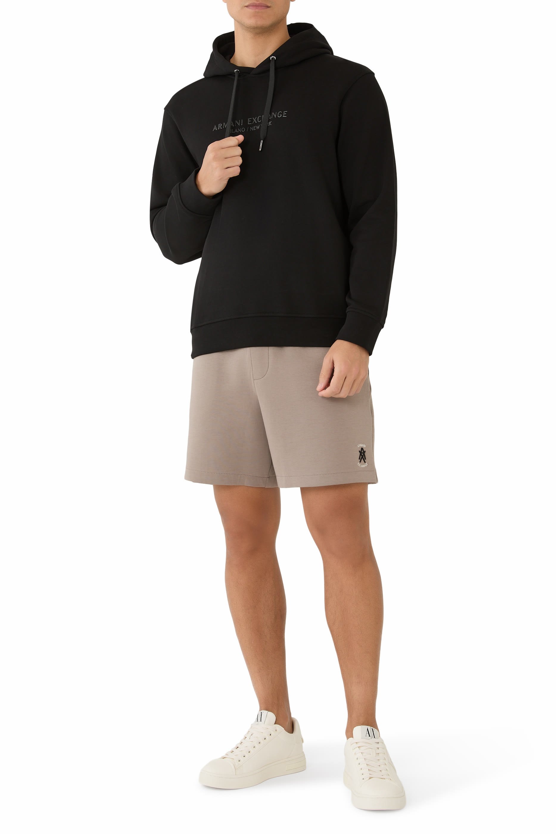 AX Logo Hoodie Sweatshirt