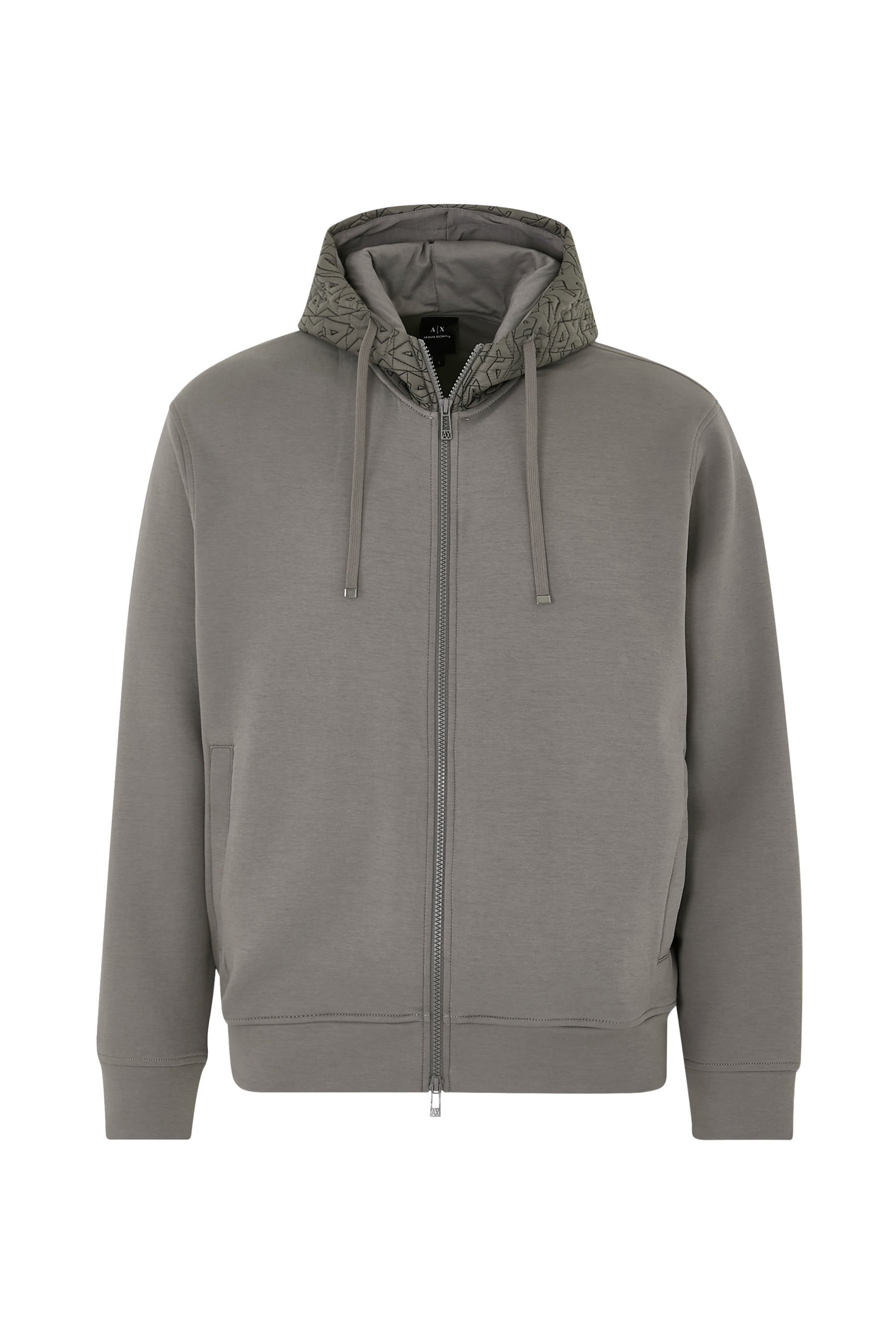 Logo Execution Full Zip Hoodie Sweatshirt