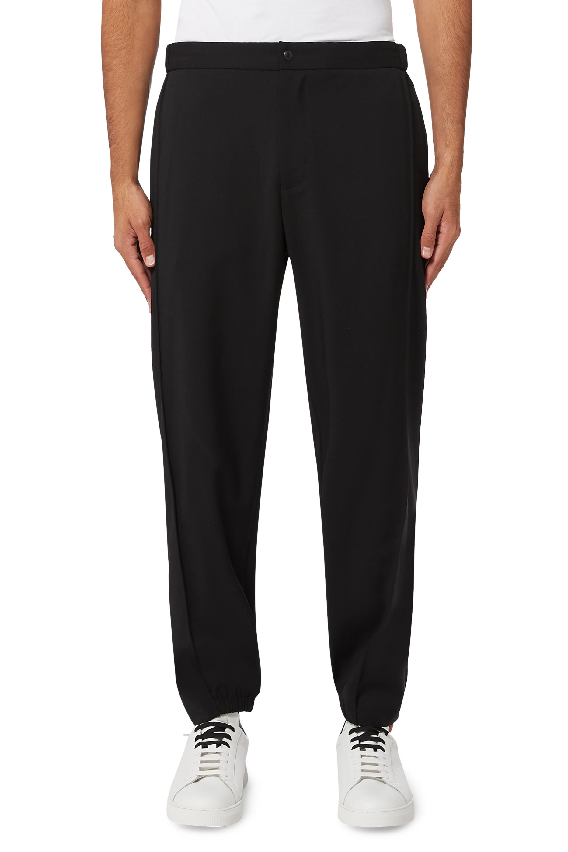 Straight Leg Virgin Wool Joggers