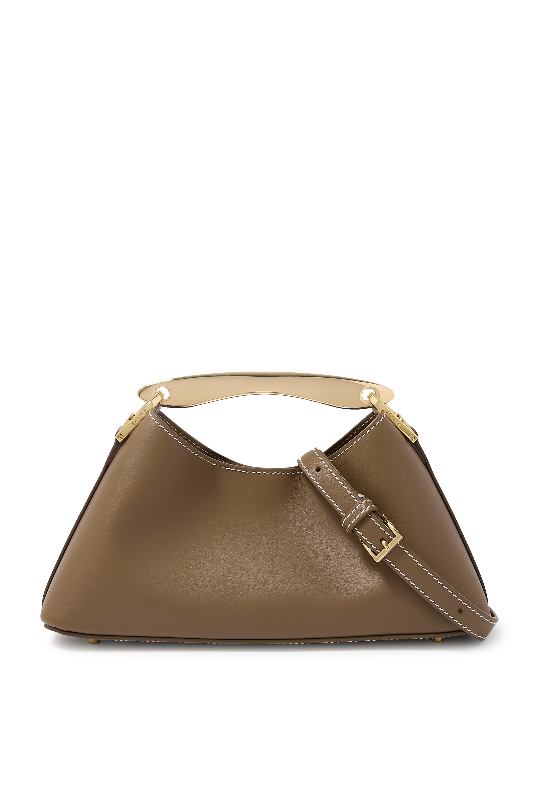 Mini Boomerang Leather Bag