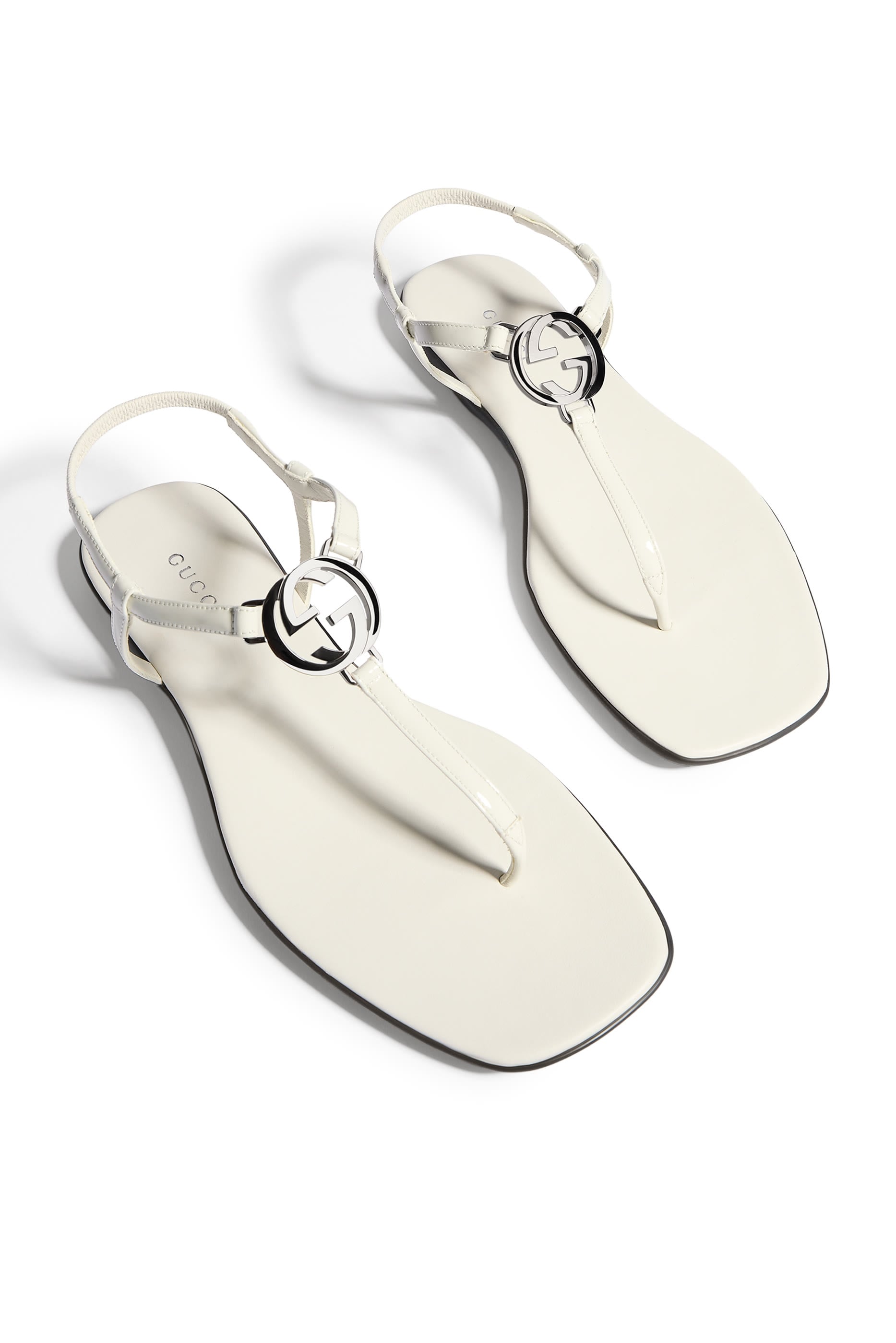 Thong Sandals With Interlocking G 