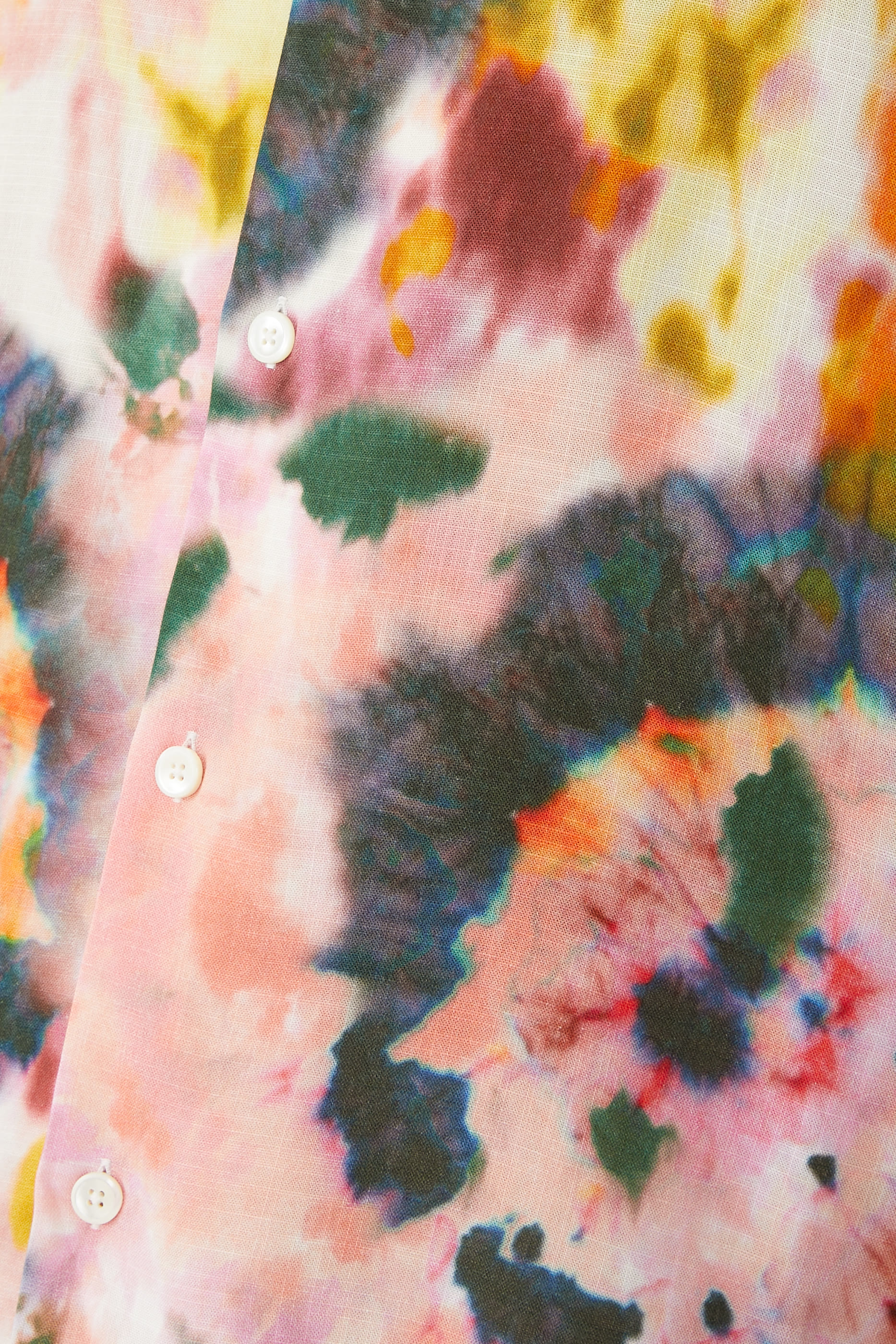 Tie Dye Short Sleeves Camp Shirt