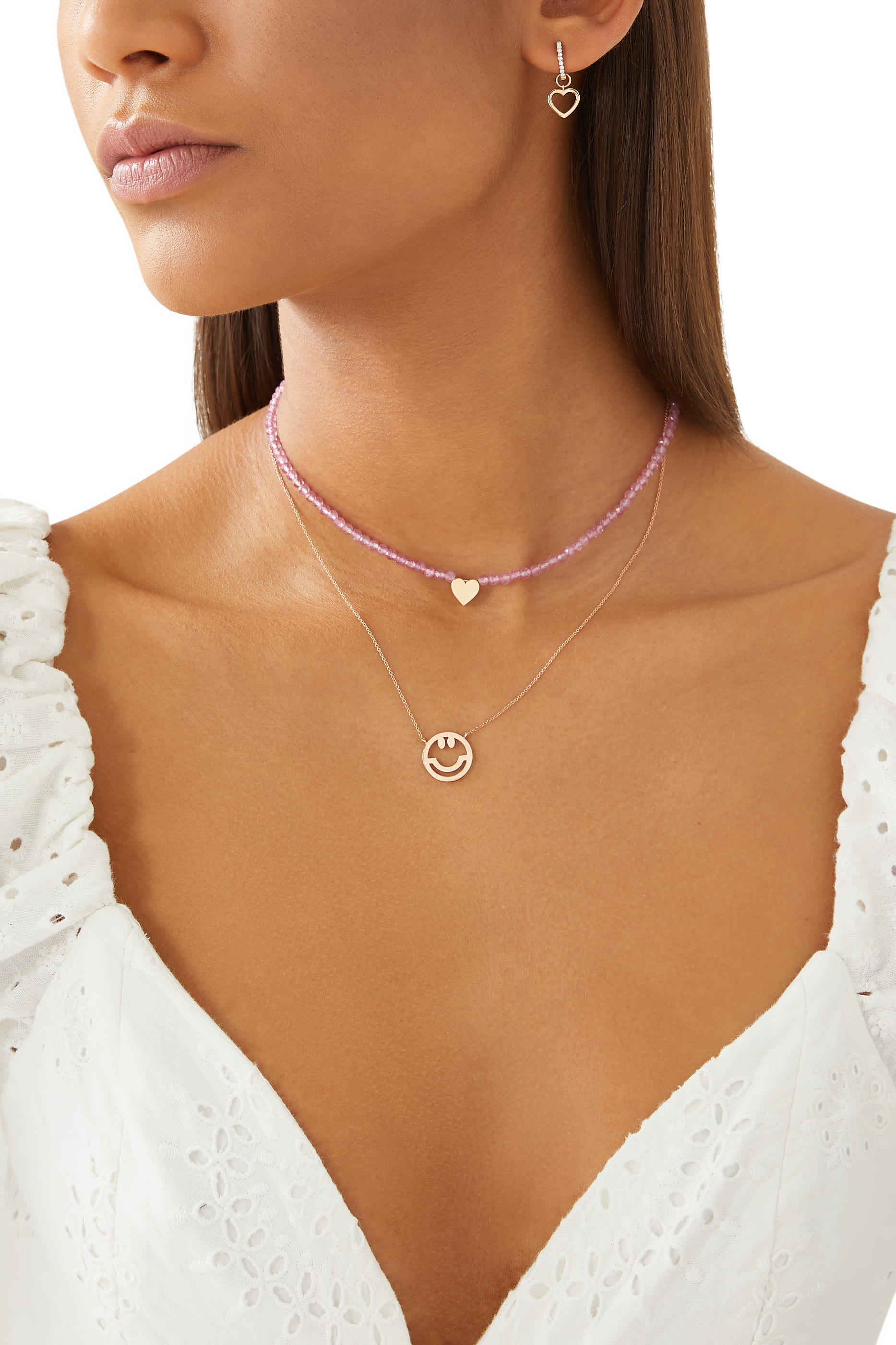 Have a Nice Day Rose Gold Necklace