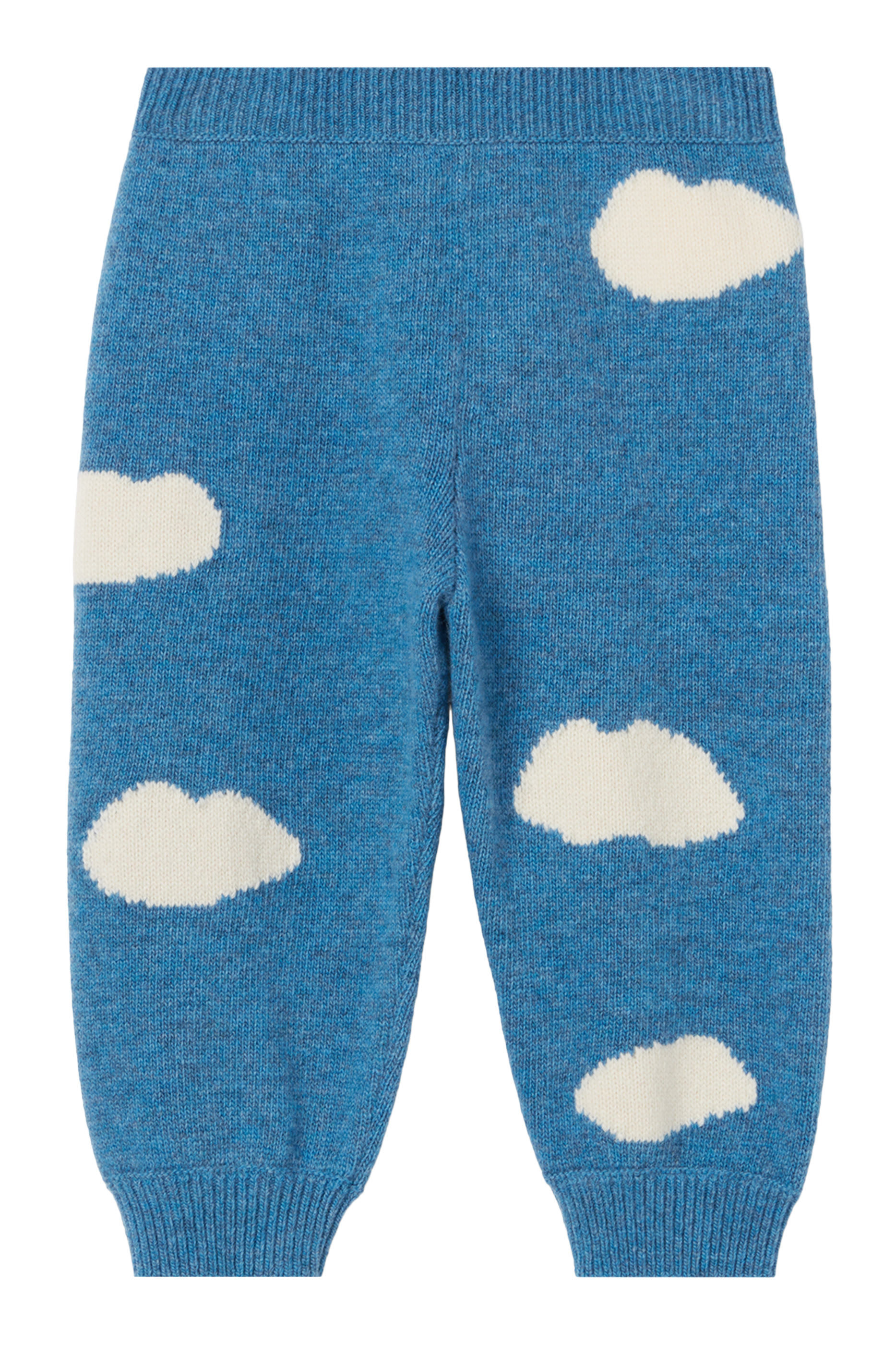Kids Clouds Intarsia Trousers