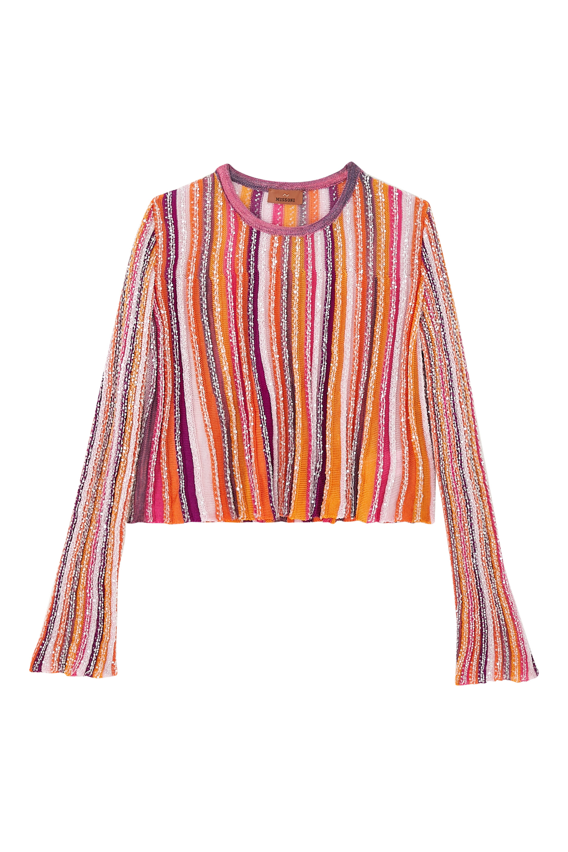 Kids Striped Intarsia-Knit Jumper