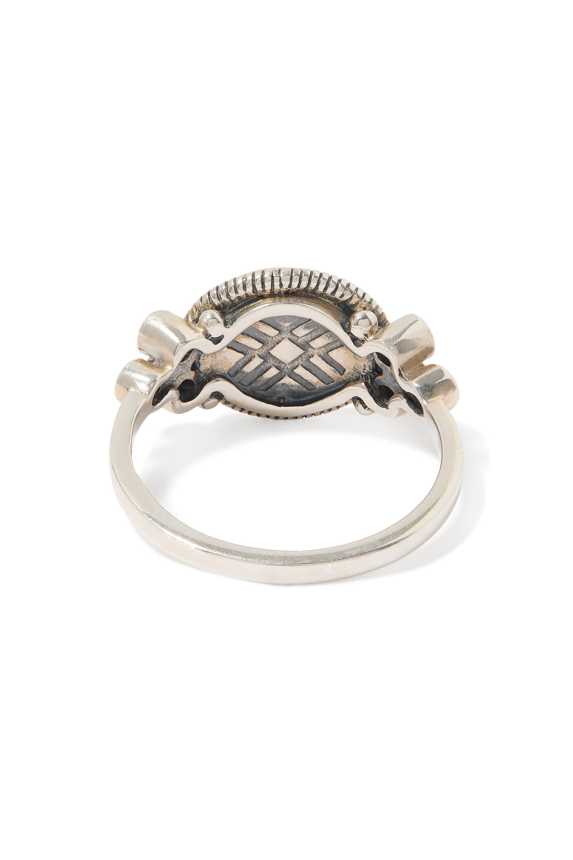 The Happiness Ring, 18K Yellow Gold & Sterling Silver with Zircon