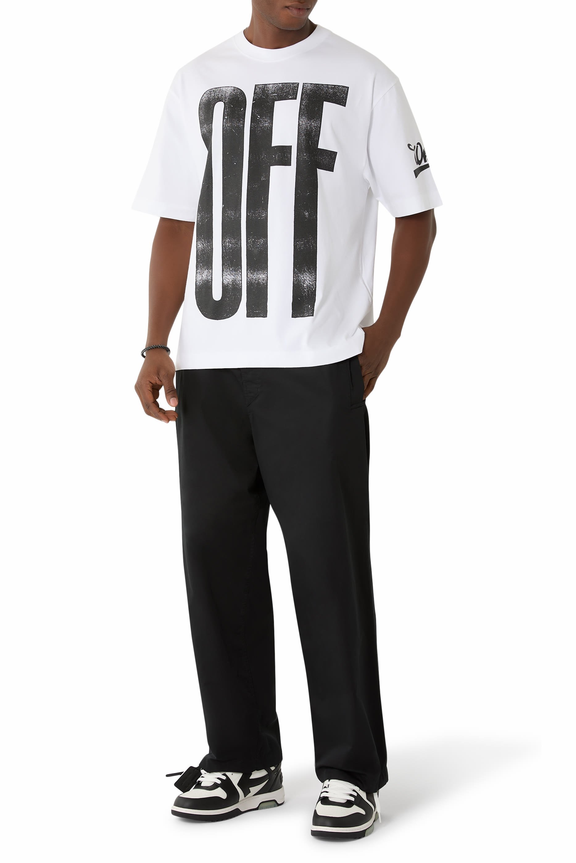  Big Off Diagonal Skate Logo T-Shirt