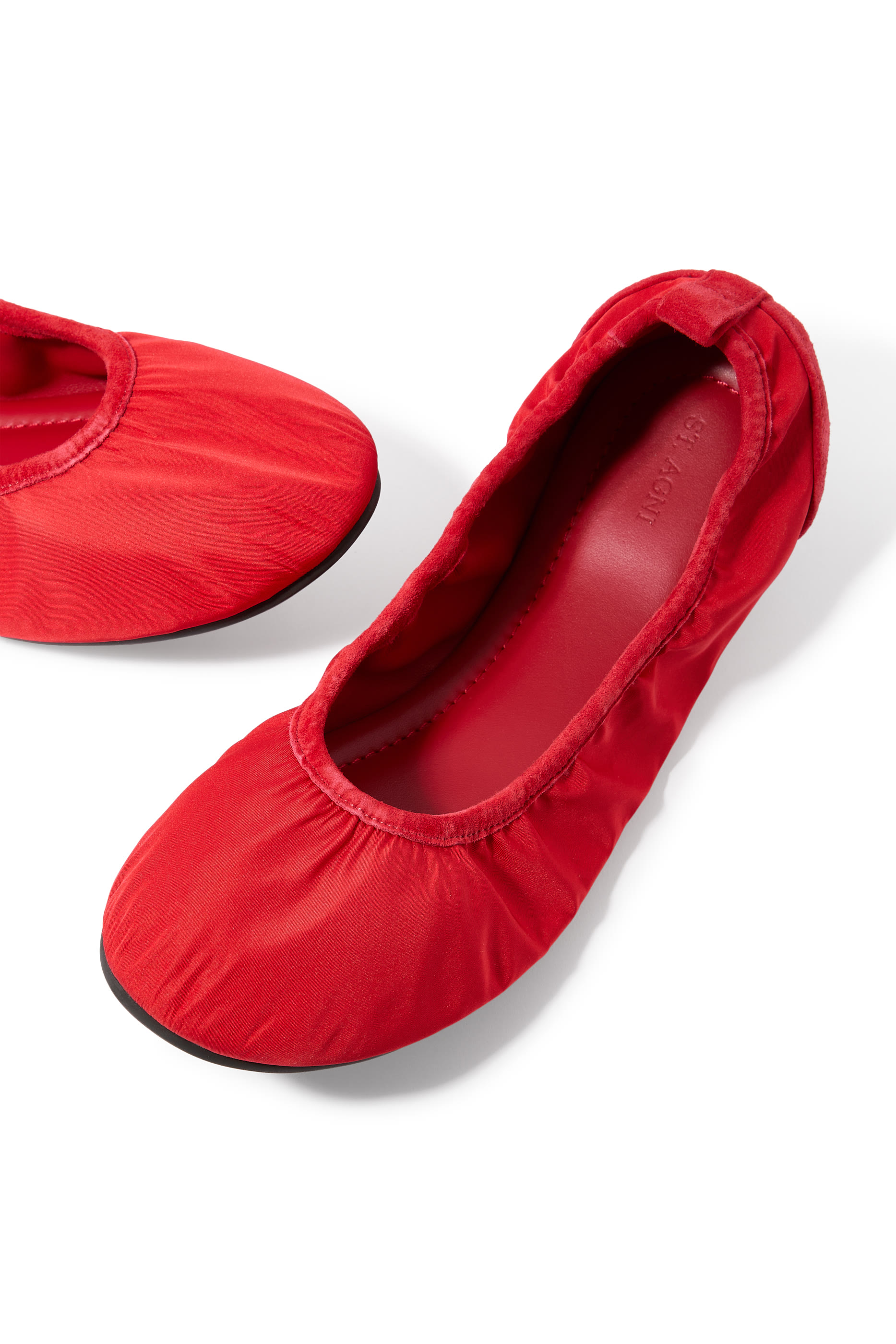 Satin Ballet Flats