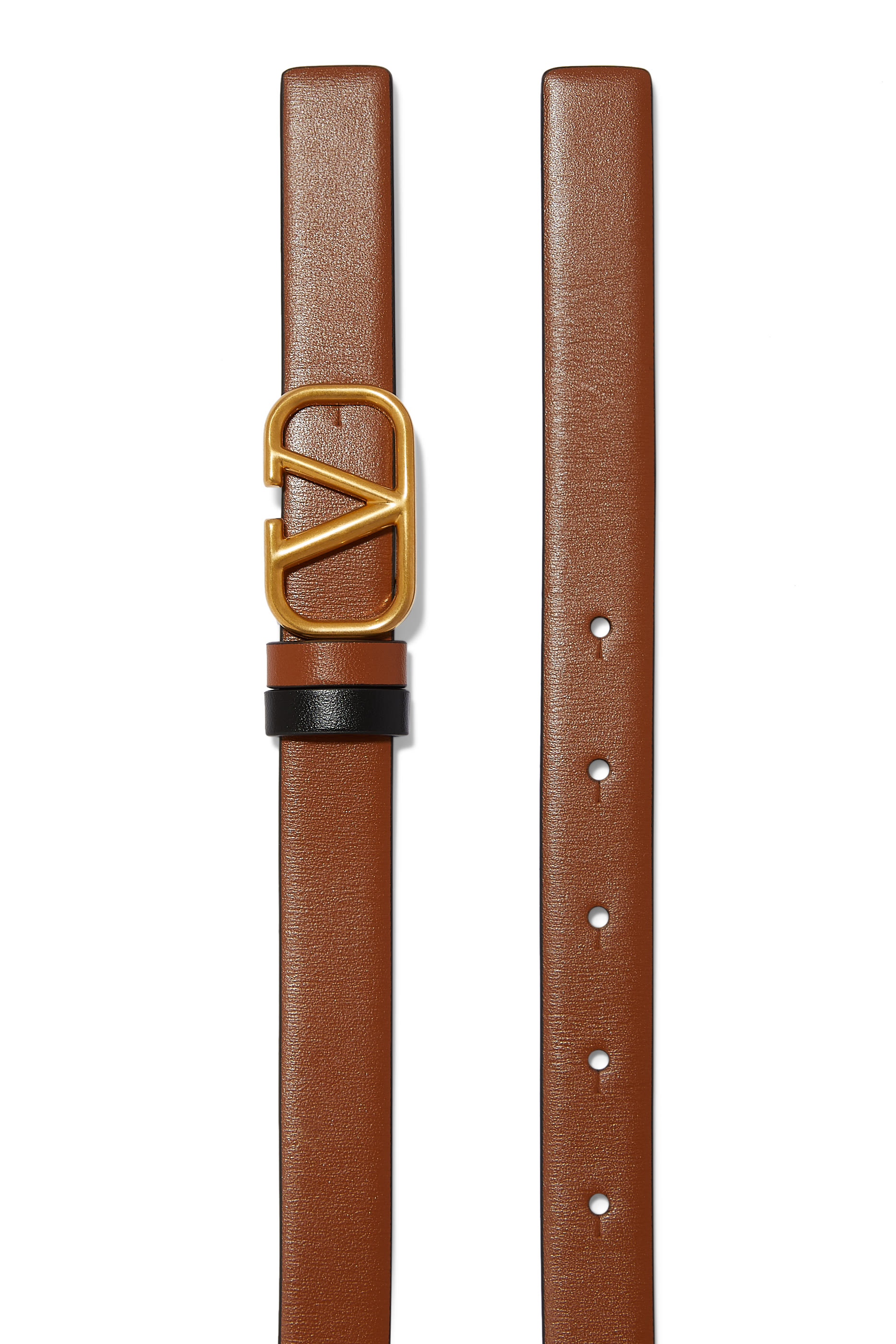 Valentino Garavani VLogo Leather Belt