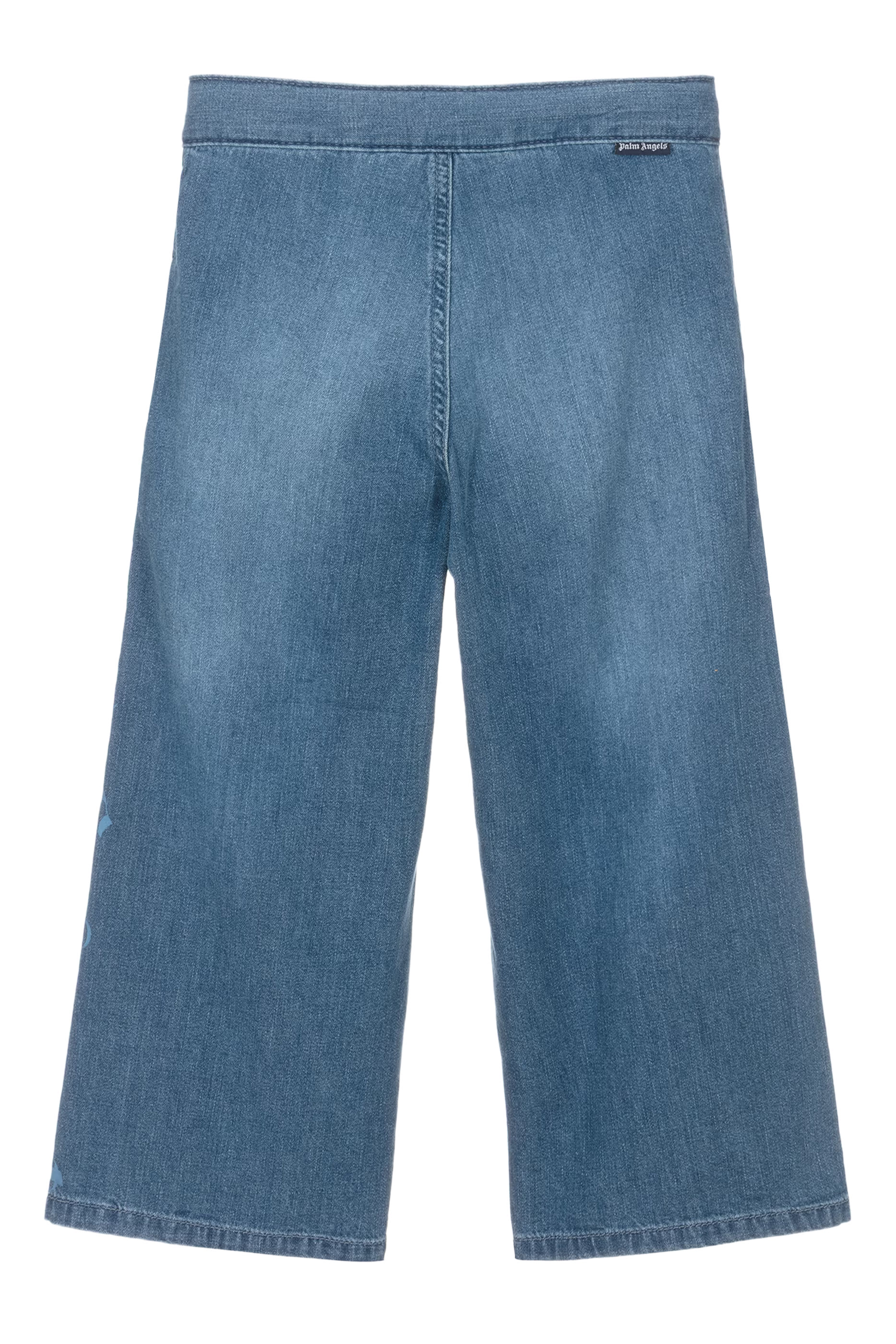 Kids Logo Wide-Leg Jeans