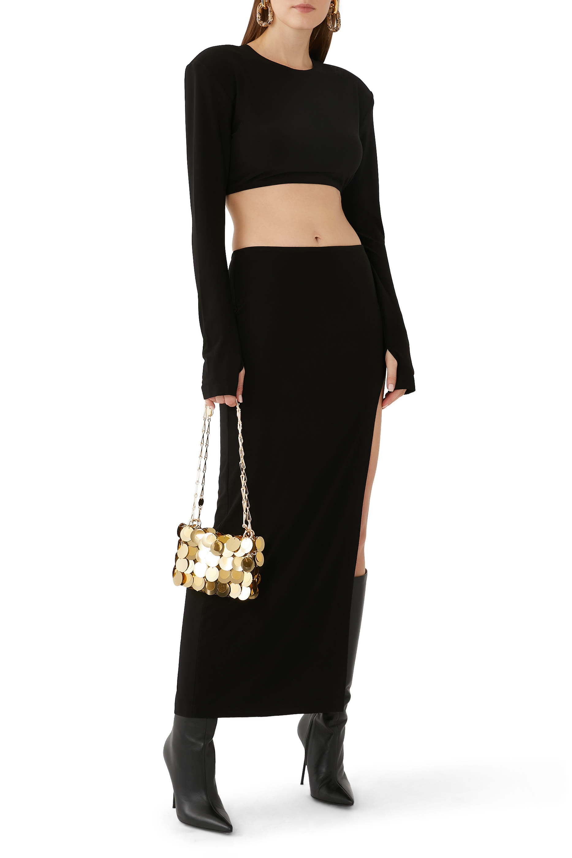 Marissa Wide-Slit Skirt