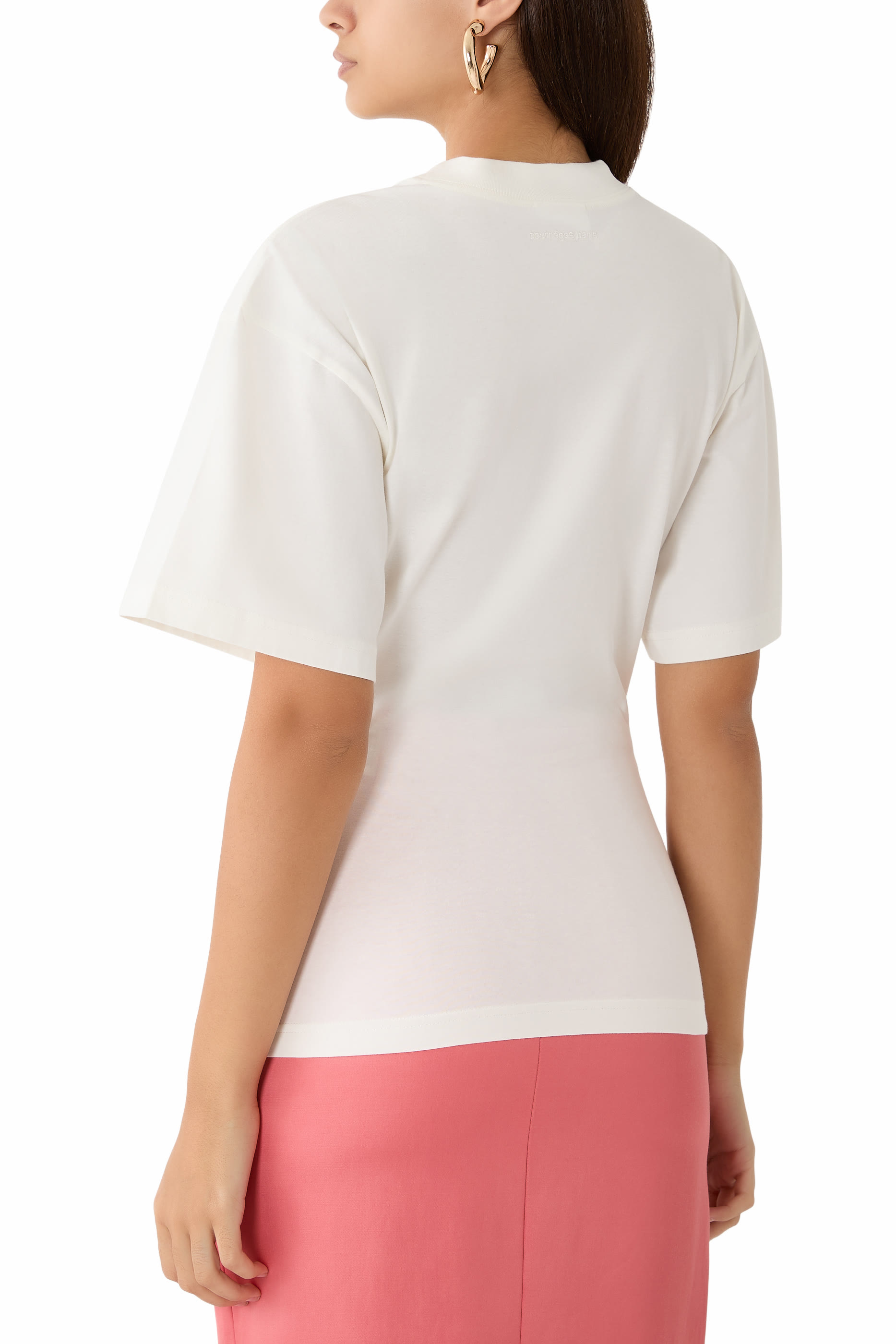 Logo Waisted Printed T-Shirt