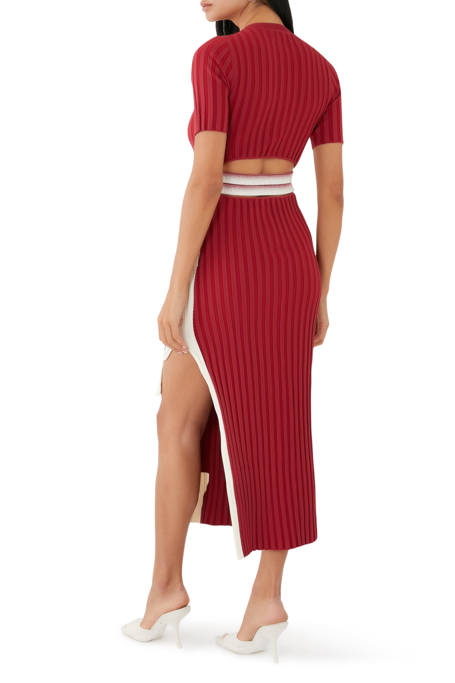 Jodie Pleated Long Dress
