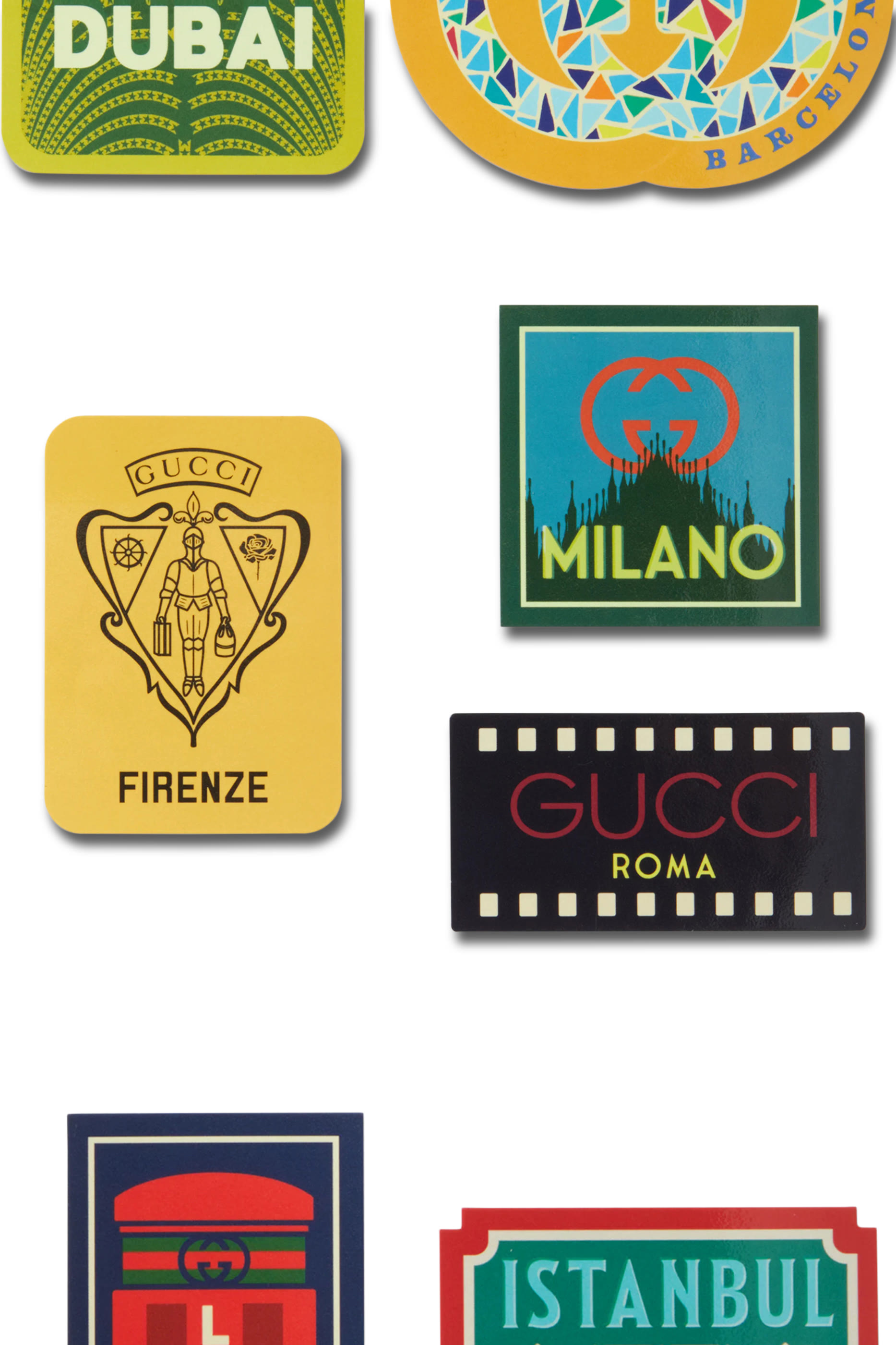 Cities Luggage Stickers