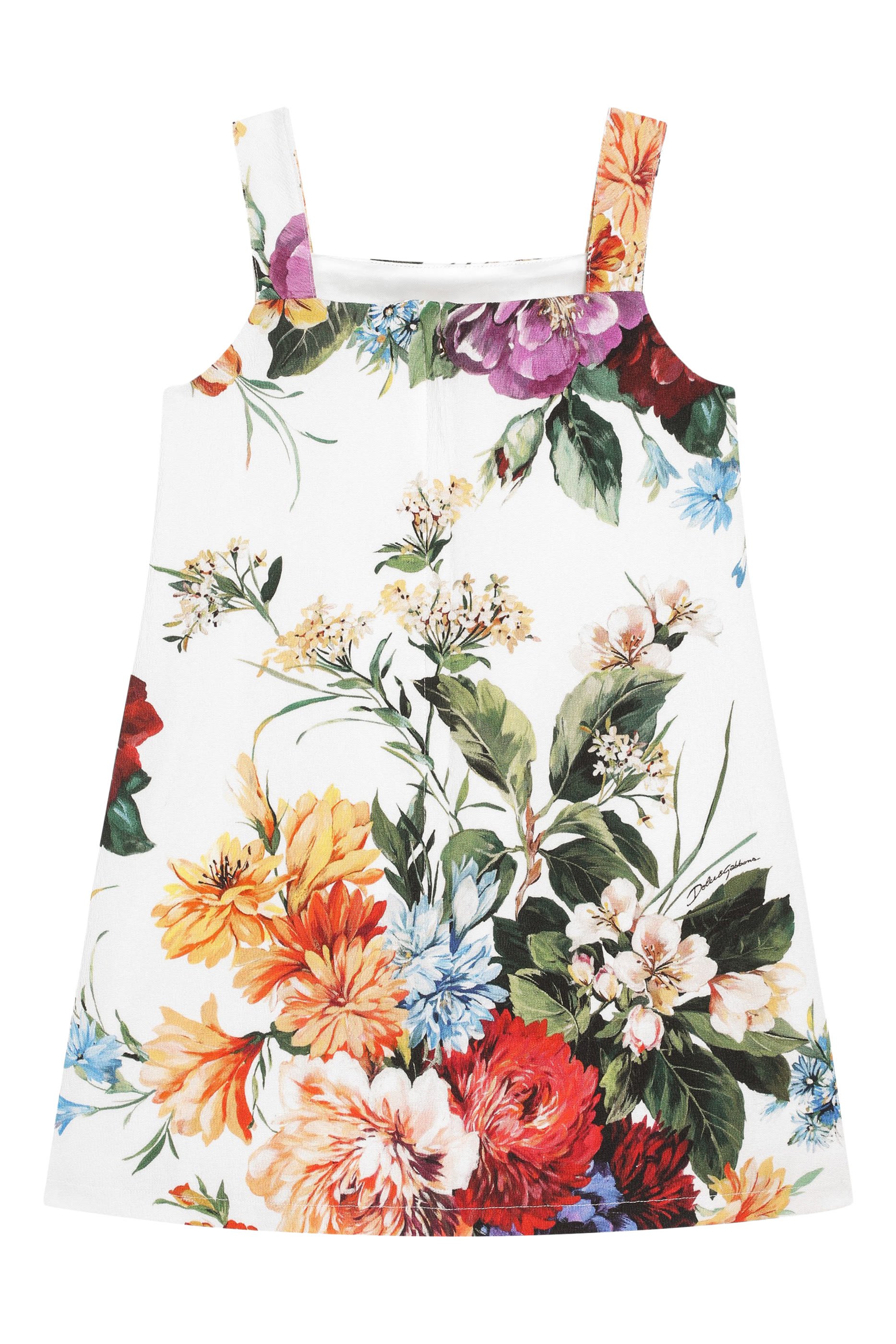 Kids Flower-Print Sleeveless Dress