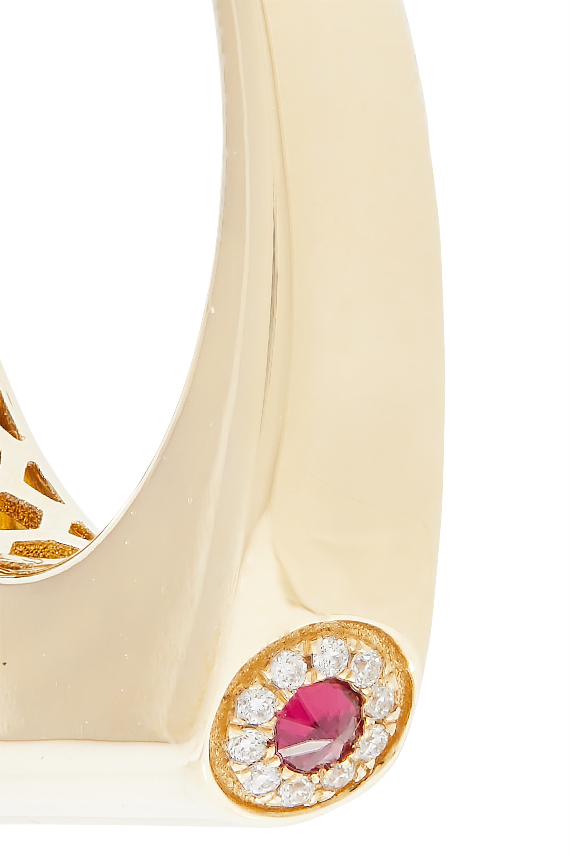 Grace Ring, 14k Yellow Gold, Diamonds & Rubies