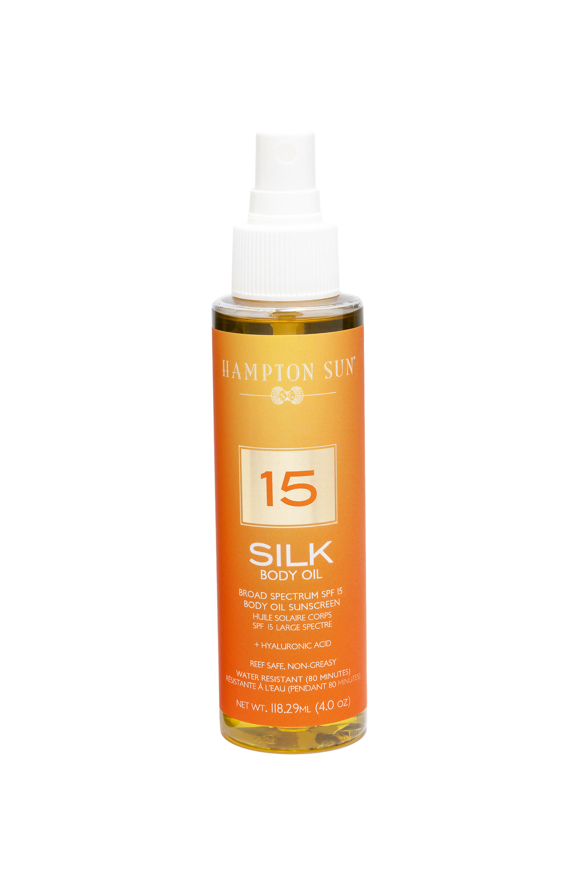 SPF 15 Silk Body Oil