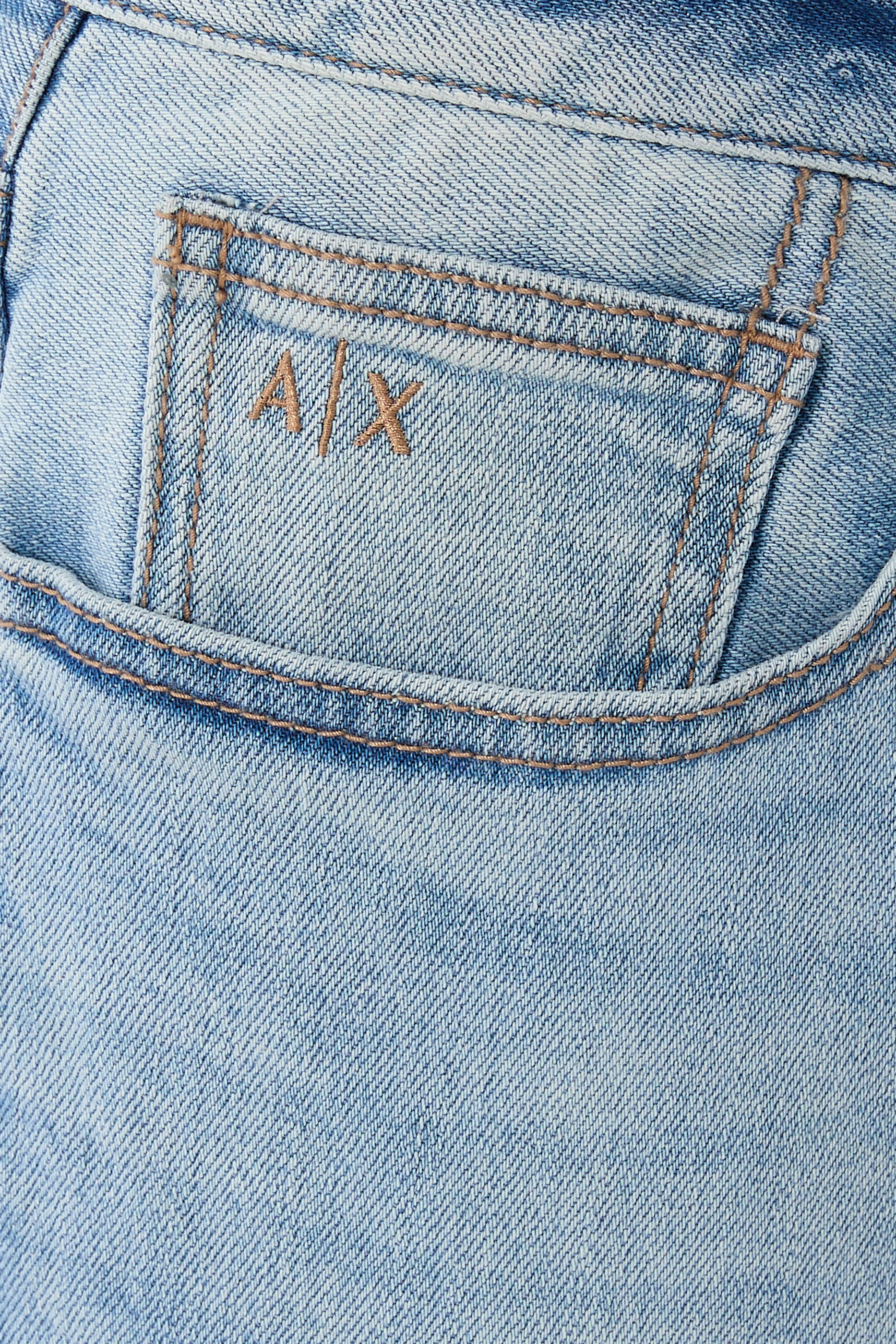 Zip-Fly Faded 5-Pocket Jeans