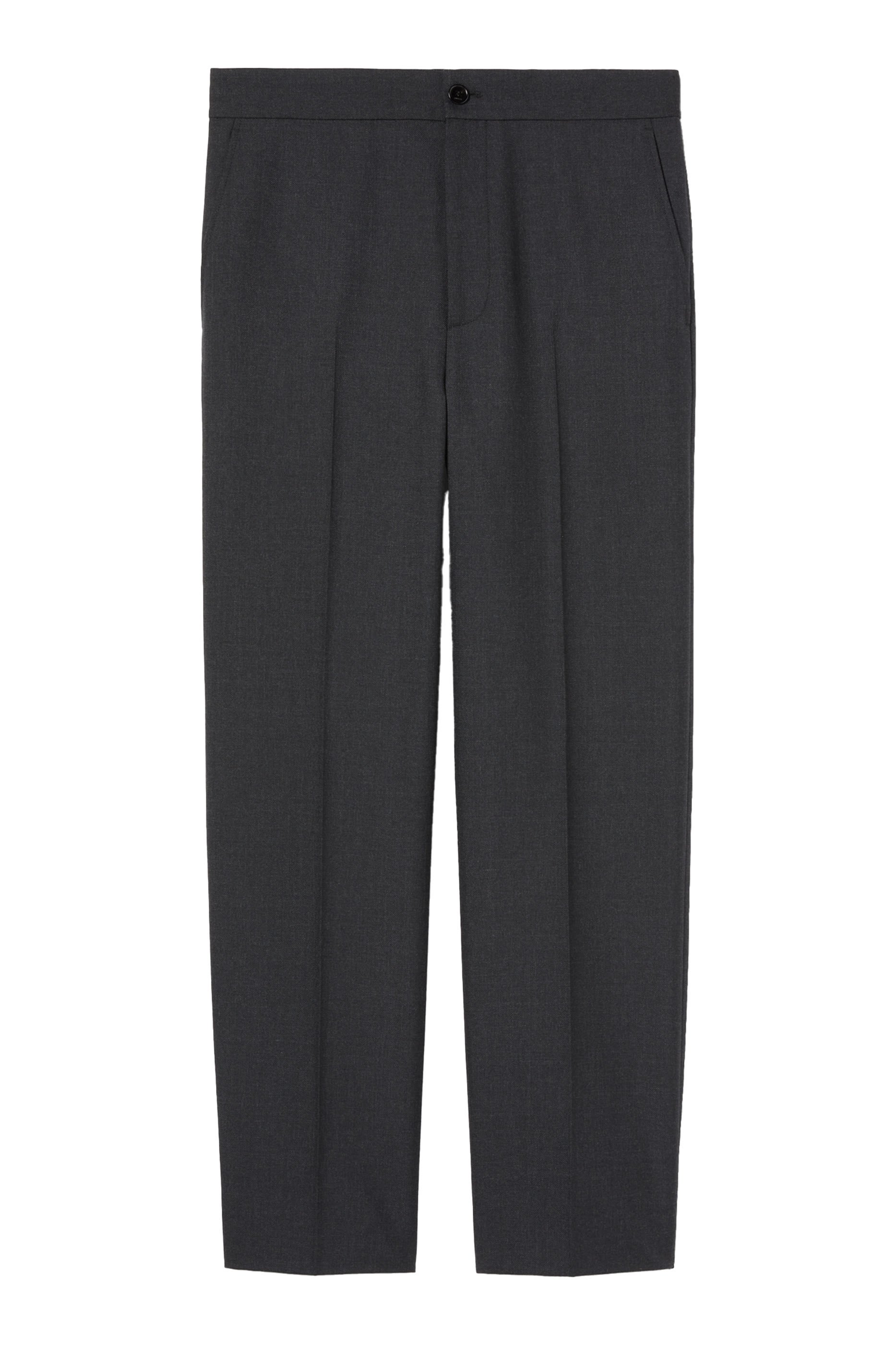 Wool Blend Twill Pants