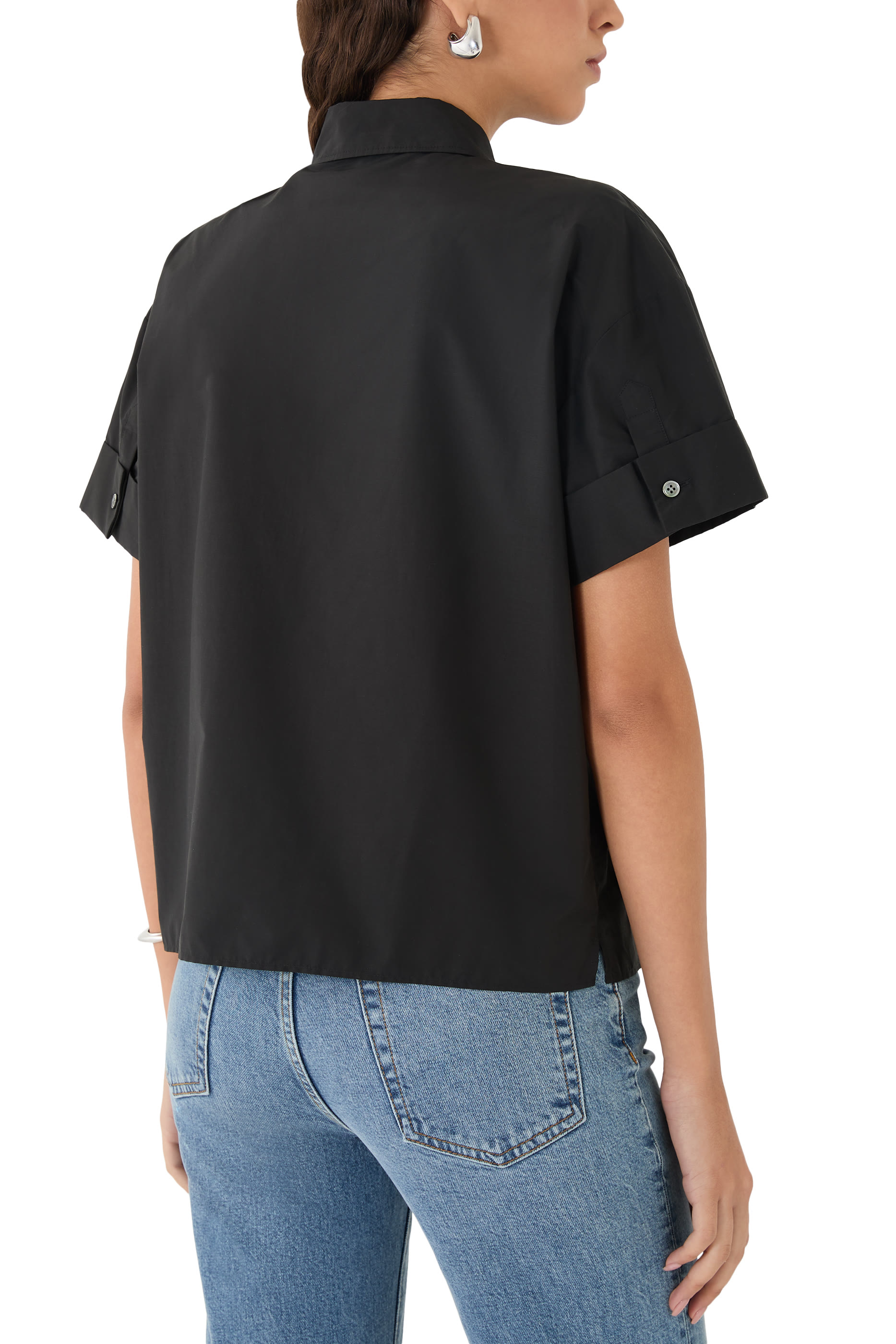 Patch Pocket Shirt in Cotton-Blend