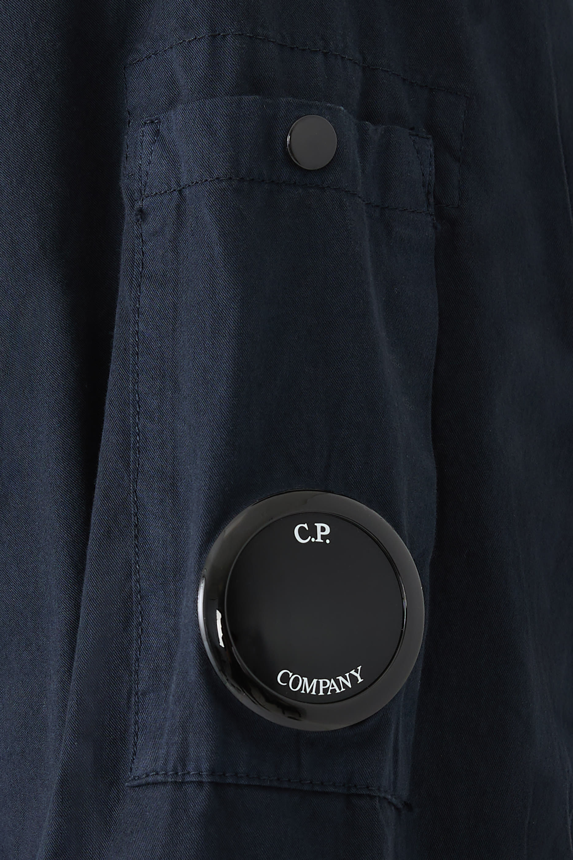 Organic Gabardine Full Zip Overshirt