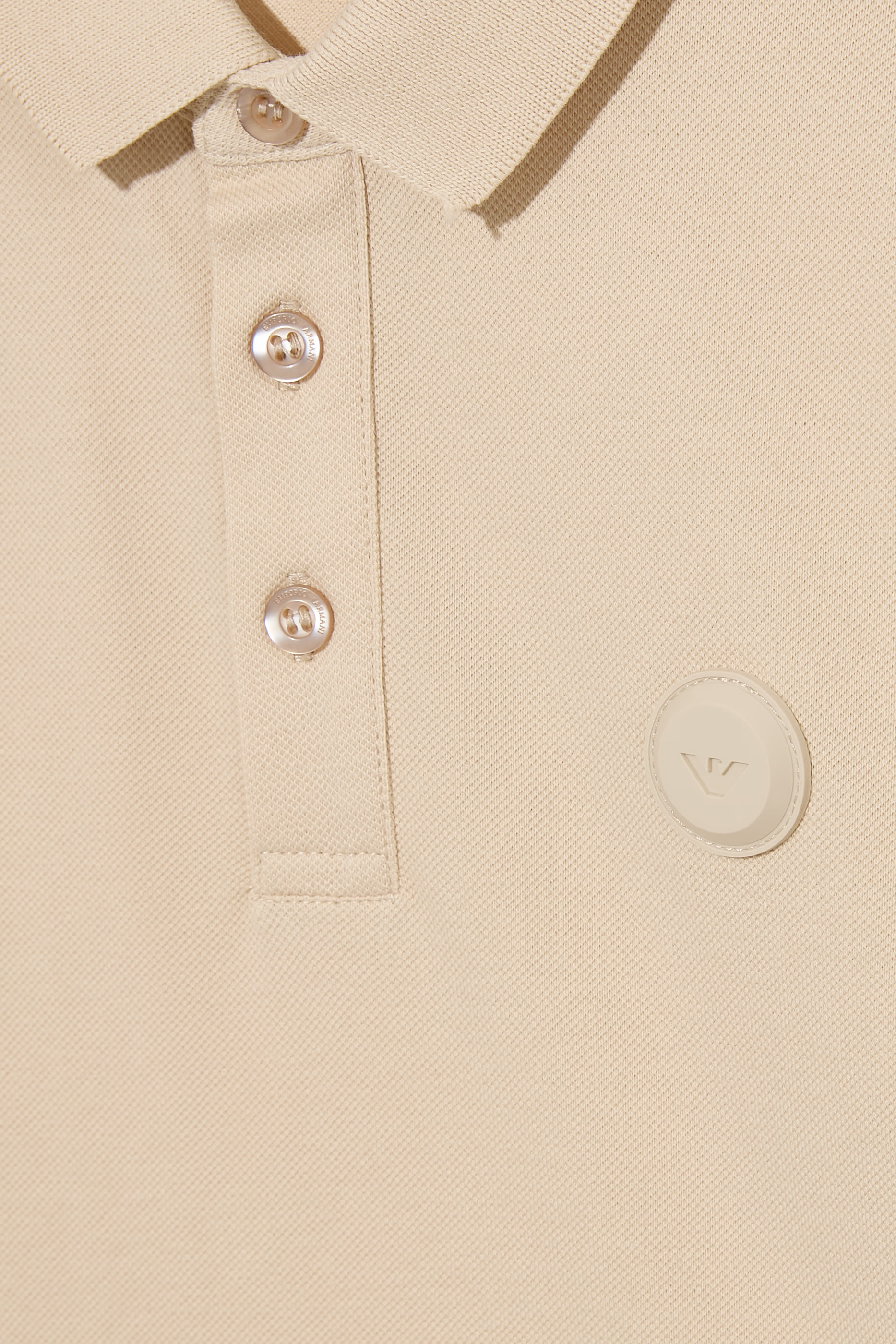 Kids Long-Sleeved Cotton Polo Shirt