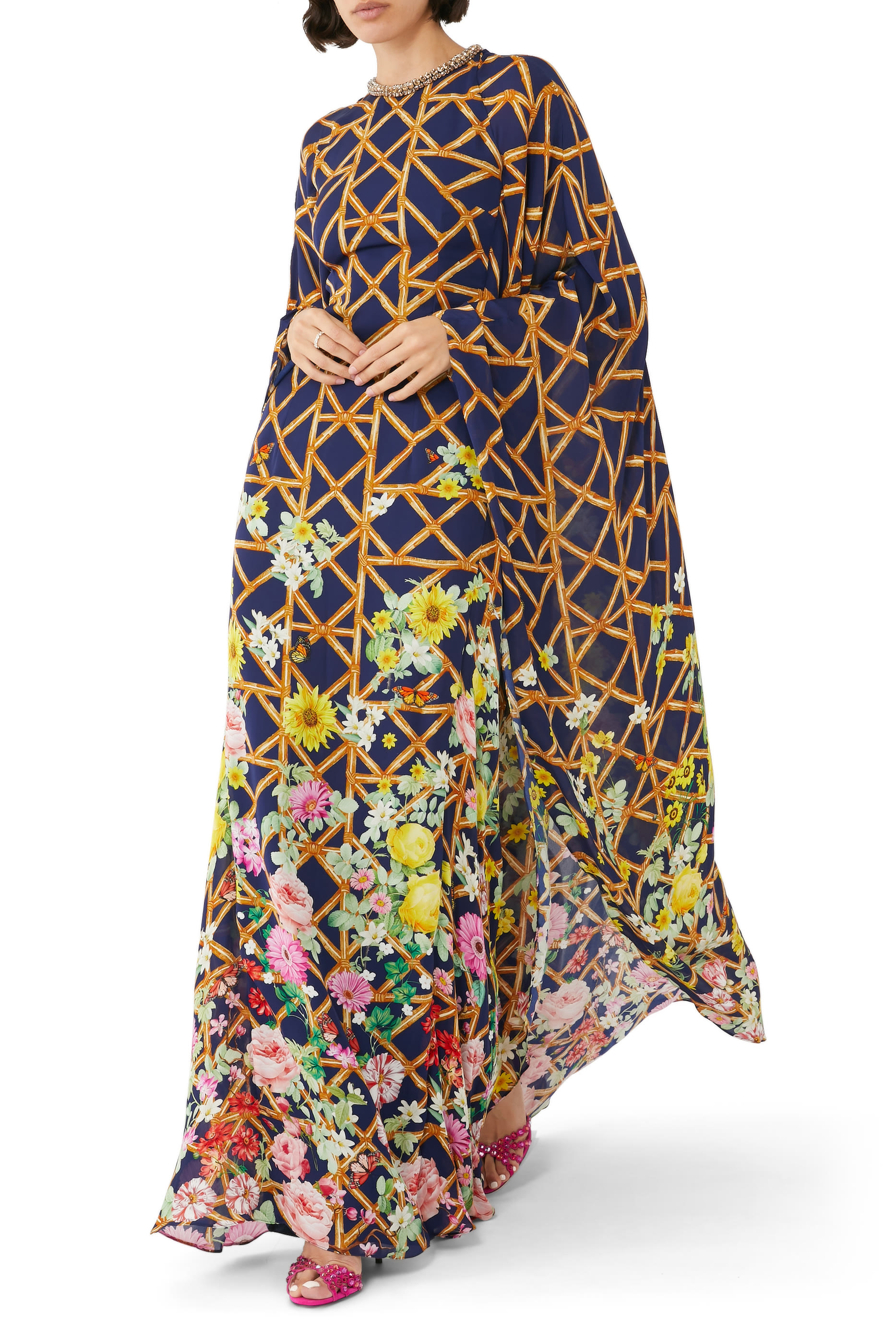 Taylor Silk Kaftan Dress