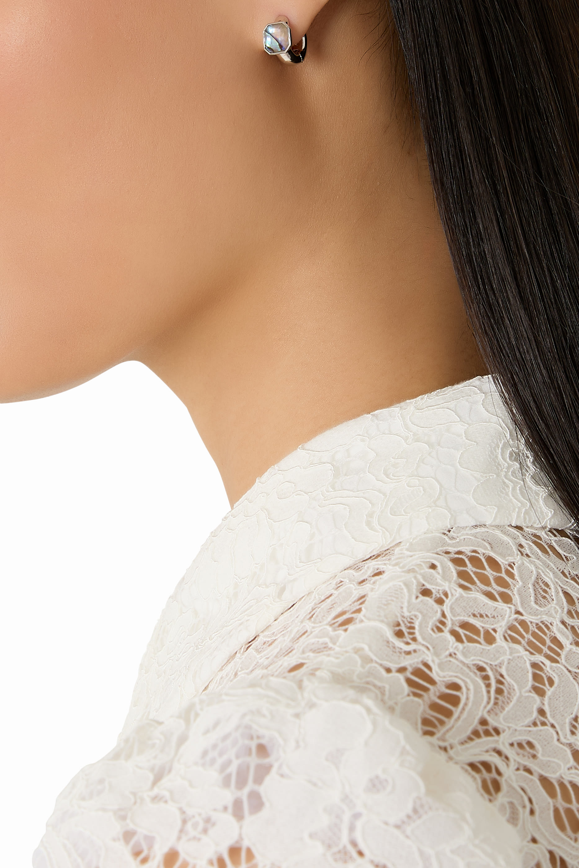 Keep Sparkling Asscher Huggies