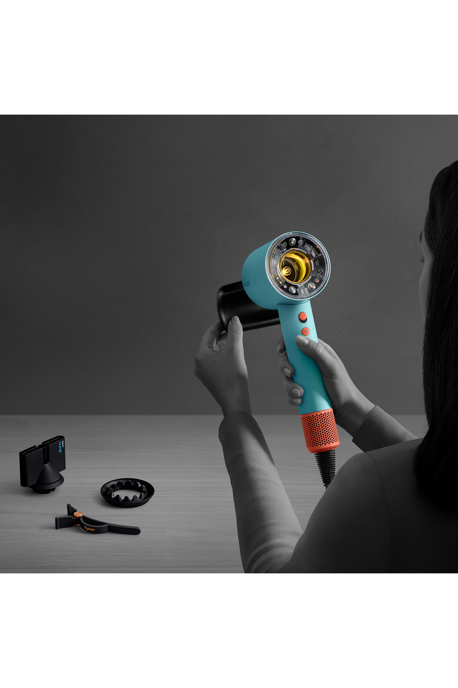 Supersonic Nural&trade; Hair Dryer (Ceramic Patina/Topaz)