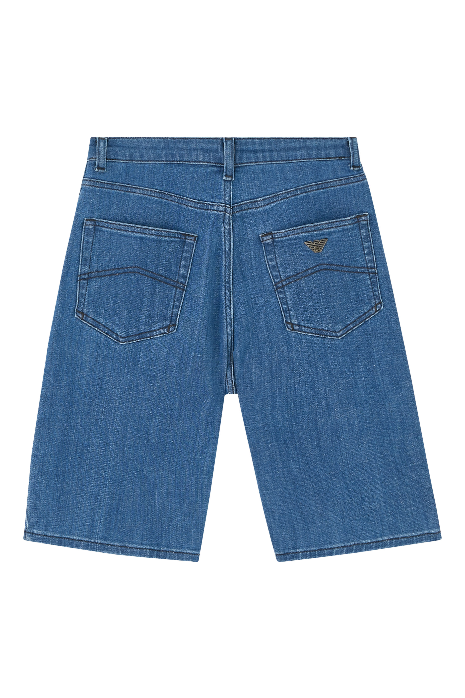 Kids Denim Bermuda Shorts