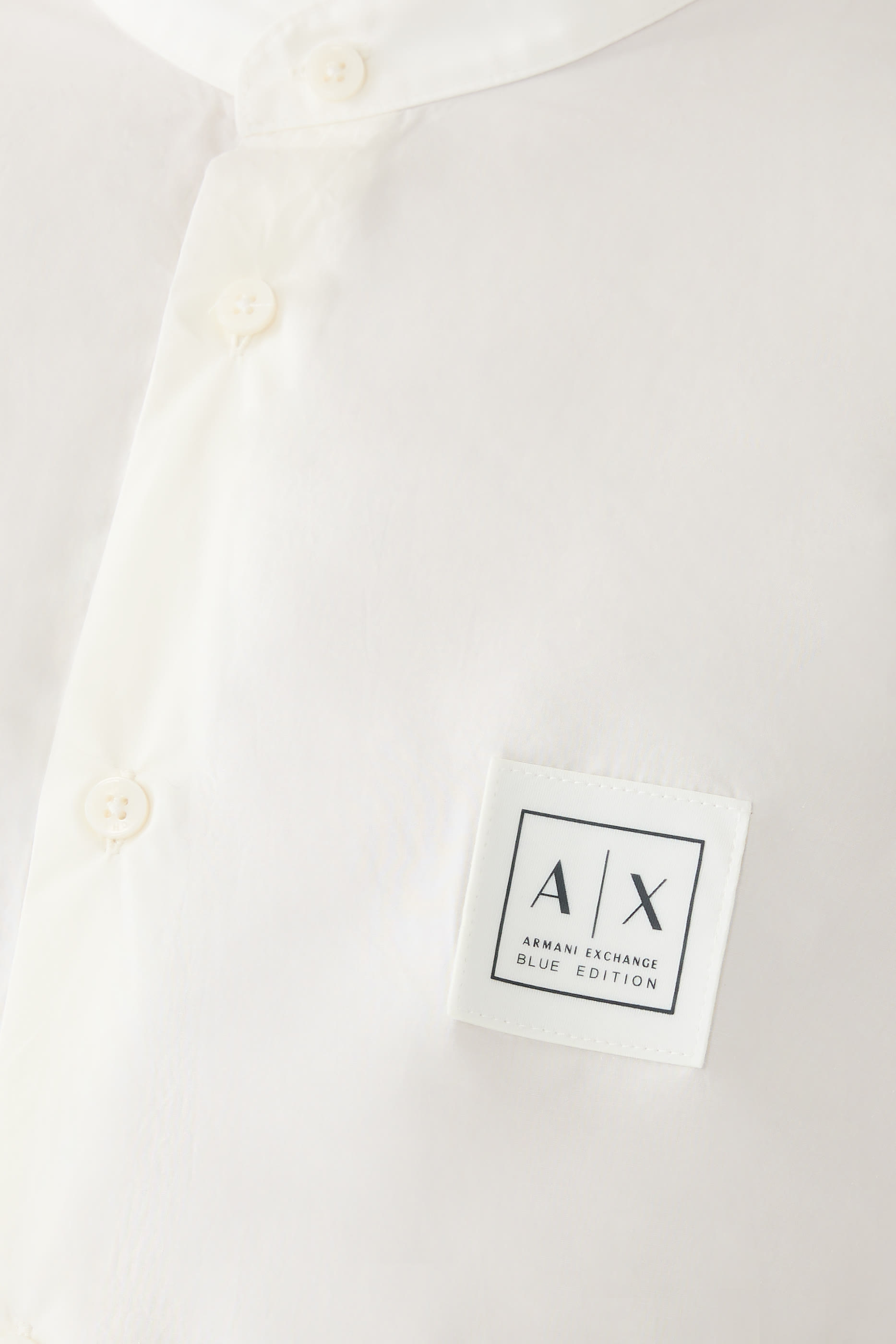 AX Logo Tessuto Long Sleeve Shirt