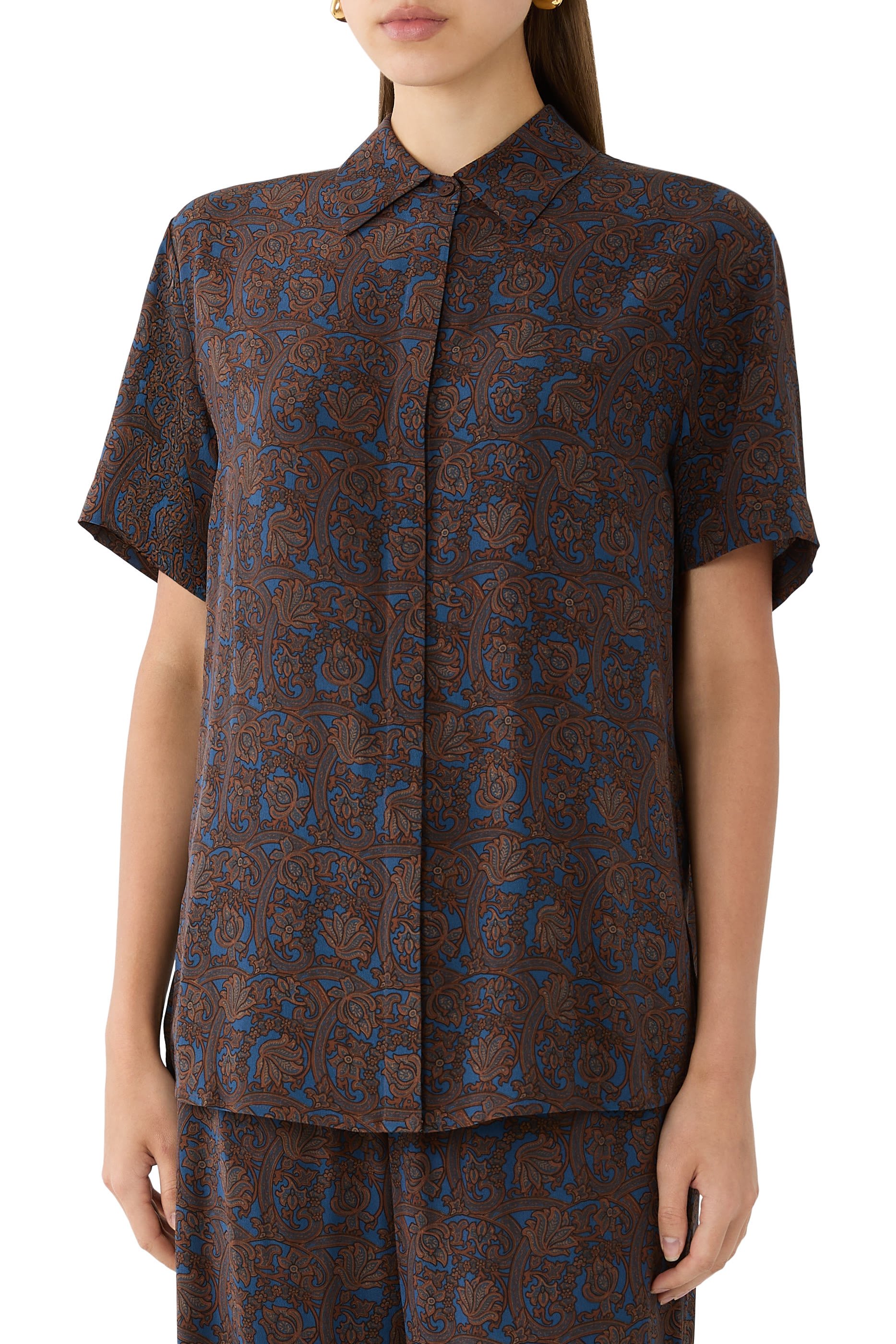 Oversized Short Sleeves Shirt