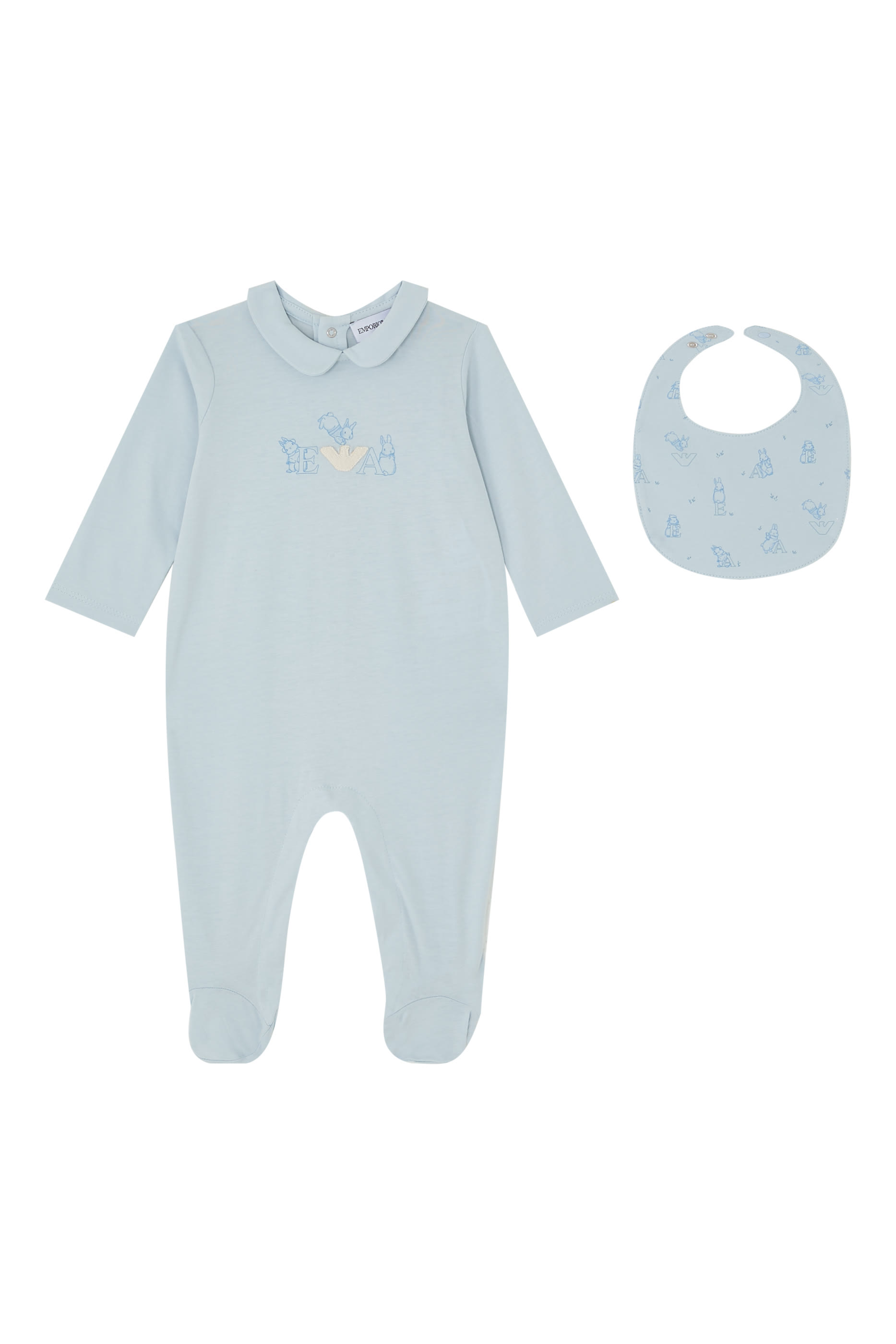 Kids  Funny Winter Onesie and Bib Set